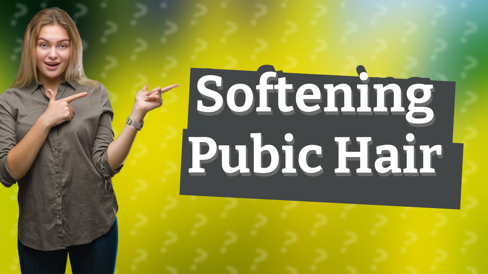 Softening Pubic Hair