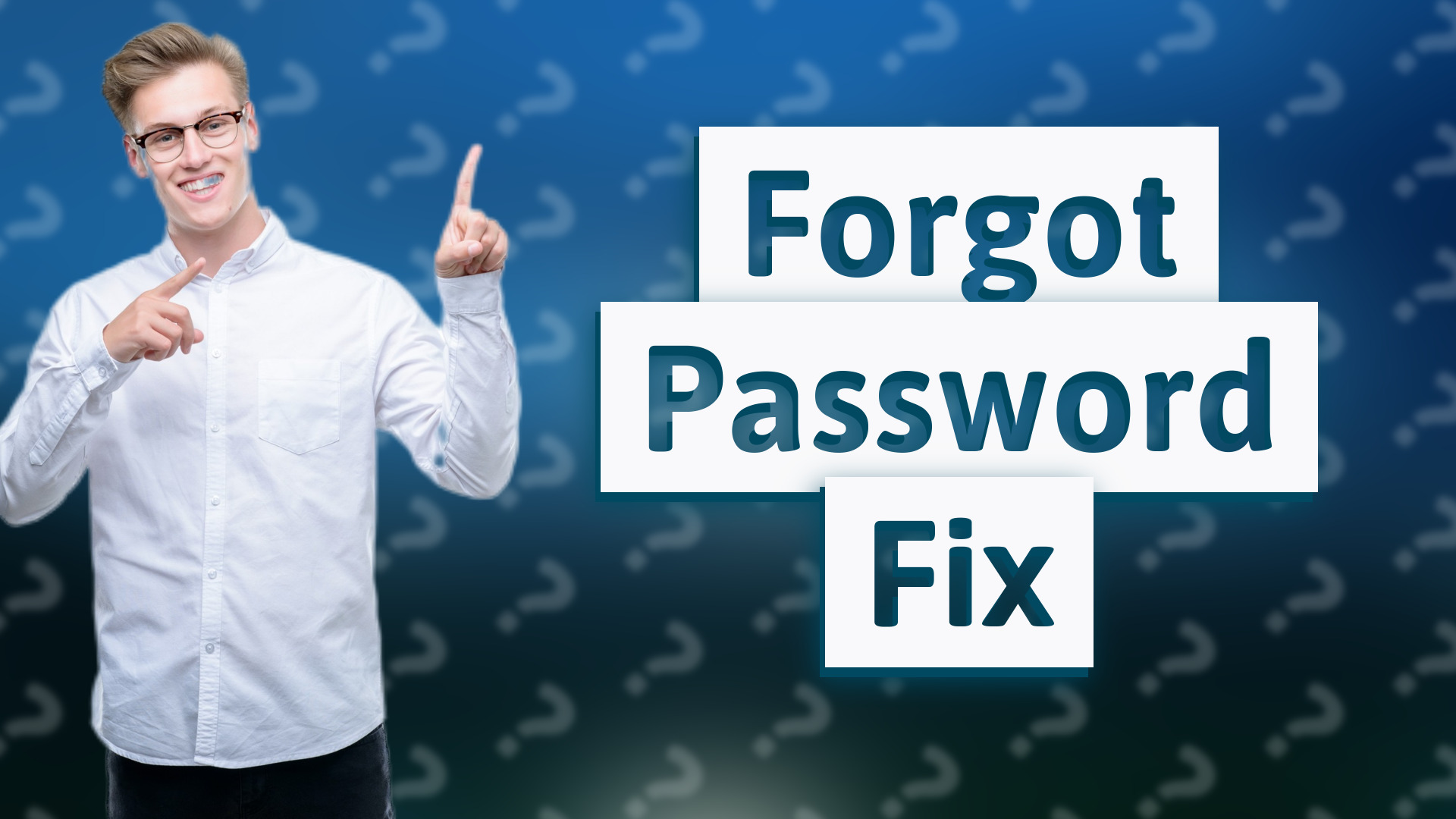 Forgot Password Fix