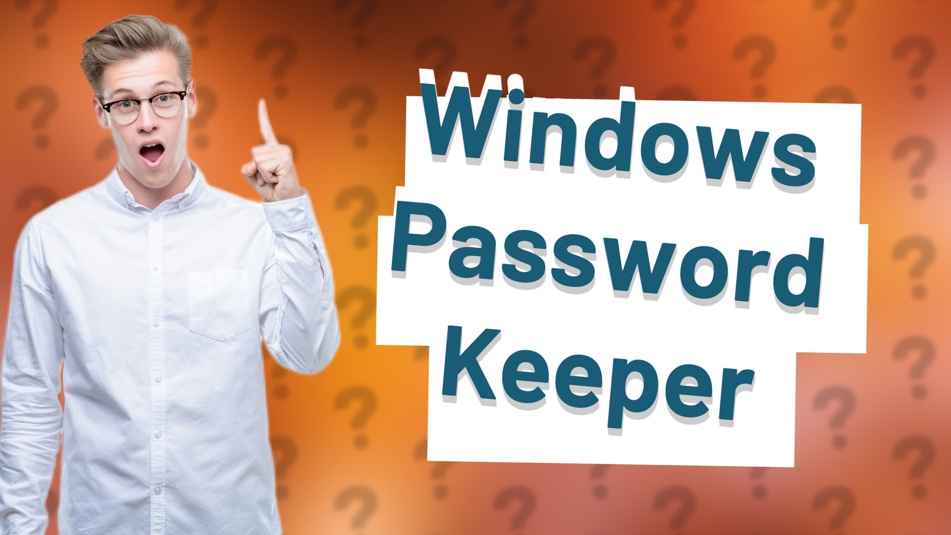 Windows Password Keeper