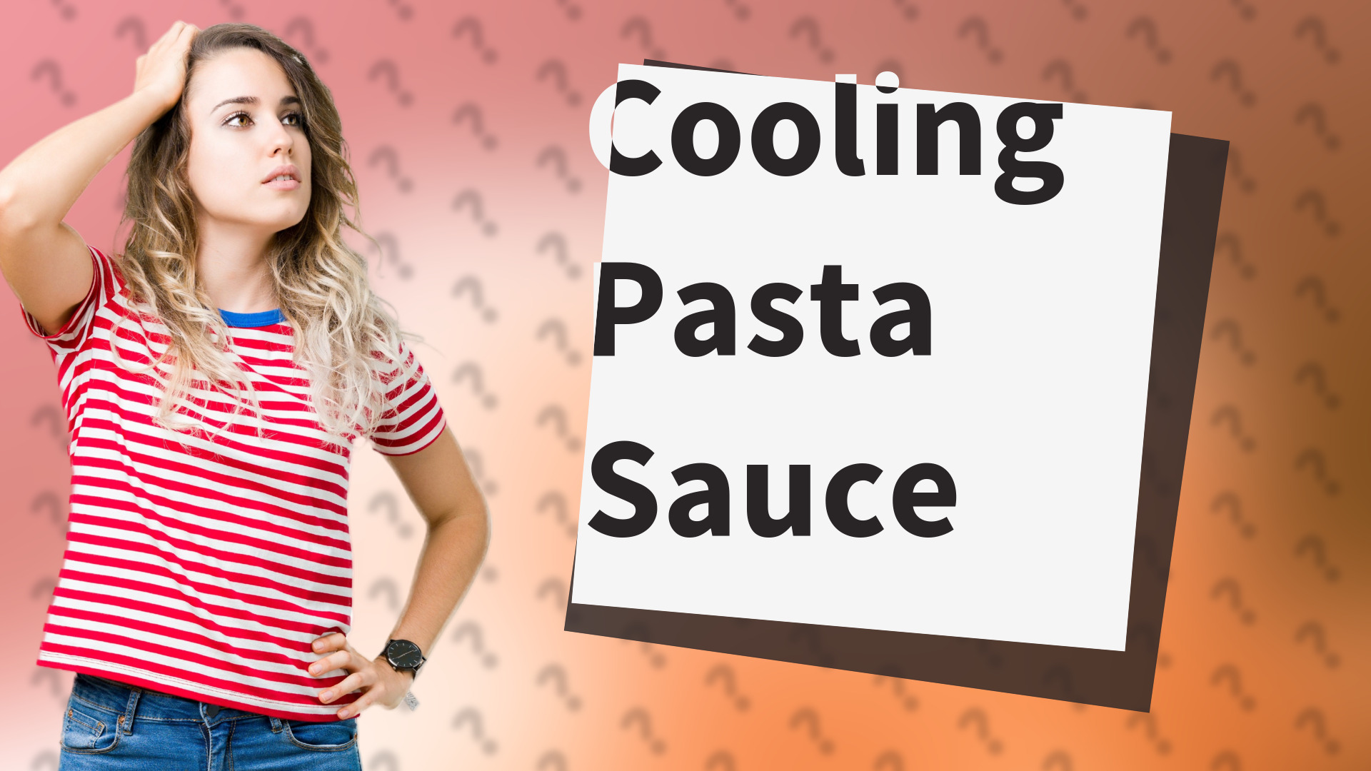 Cooling Pasta Sauce