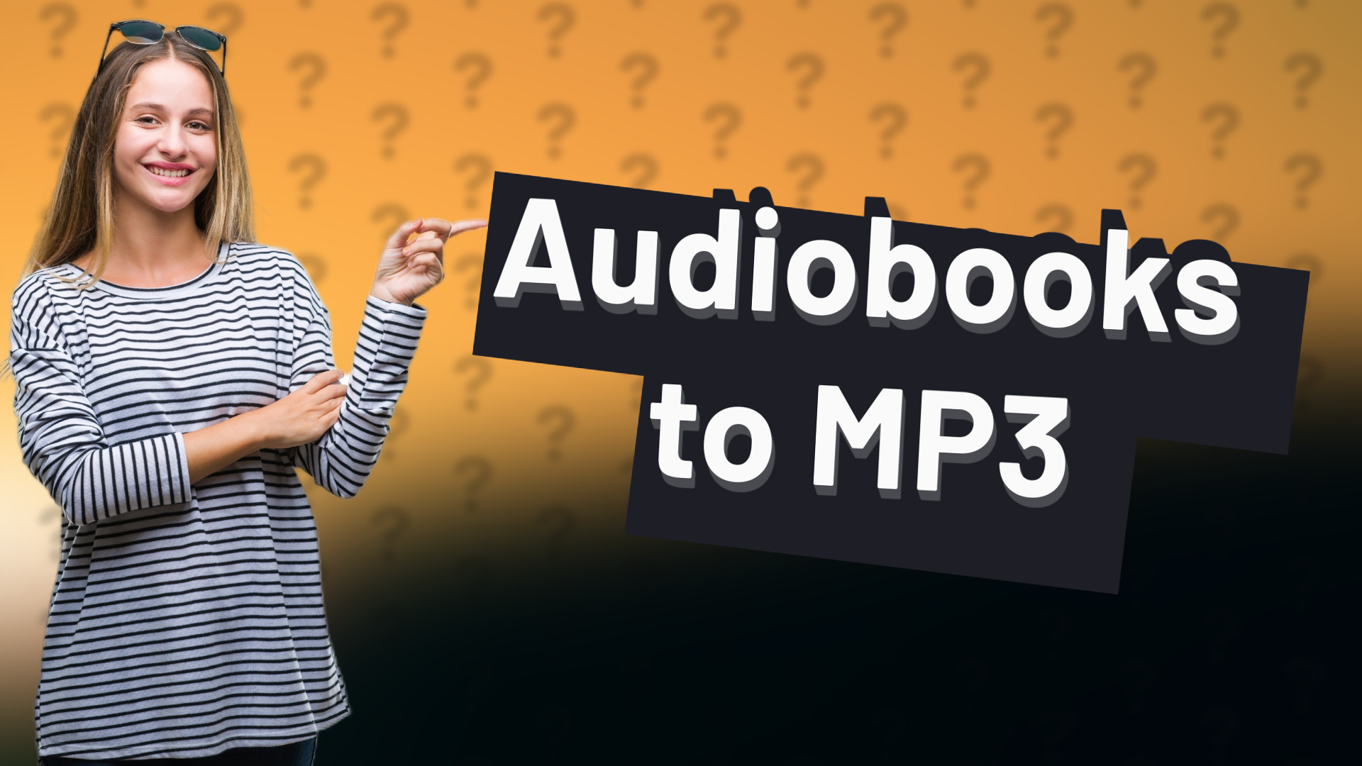 Audiobooks to MP3