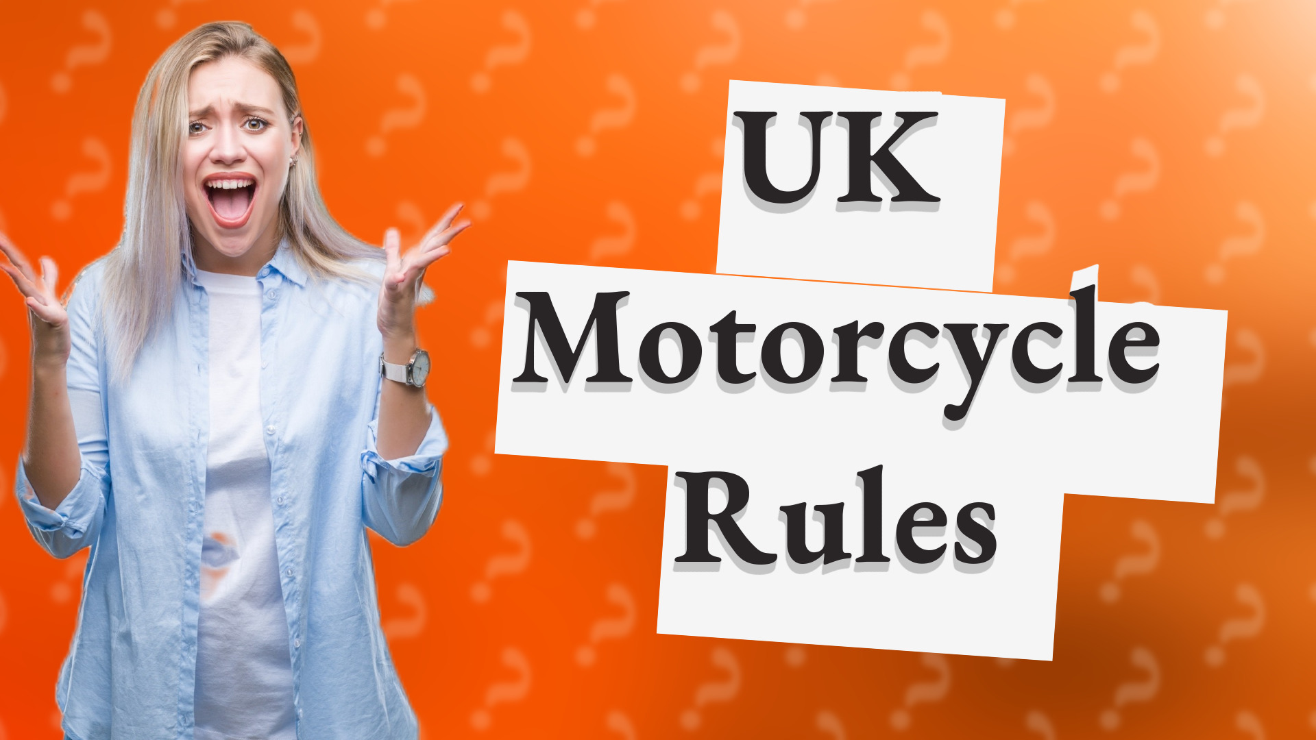 UK Motorcycle Rules