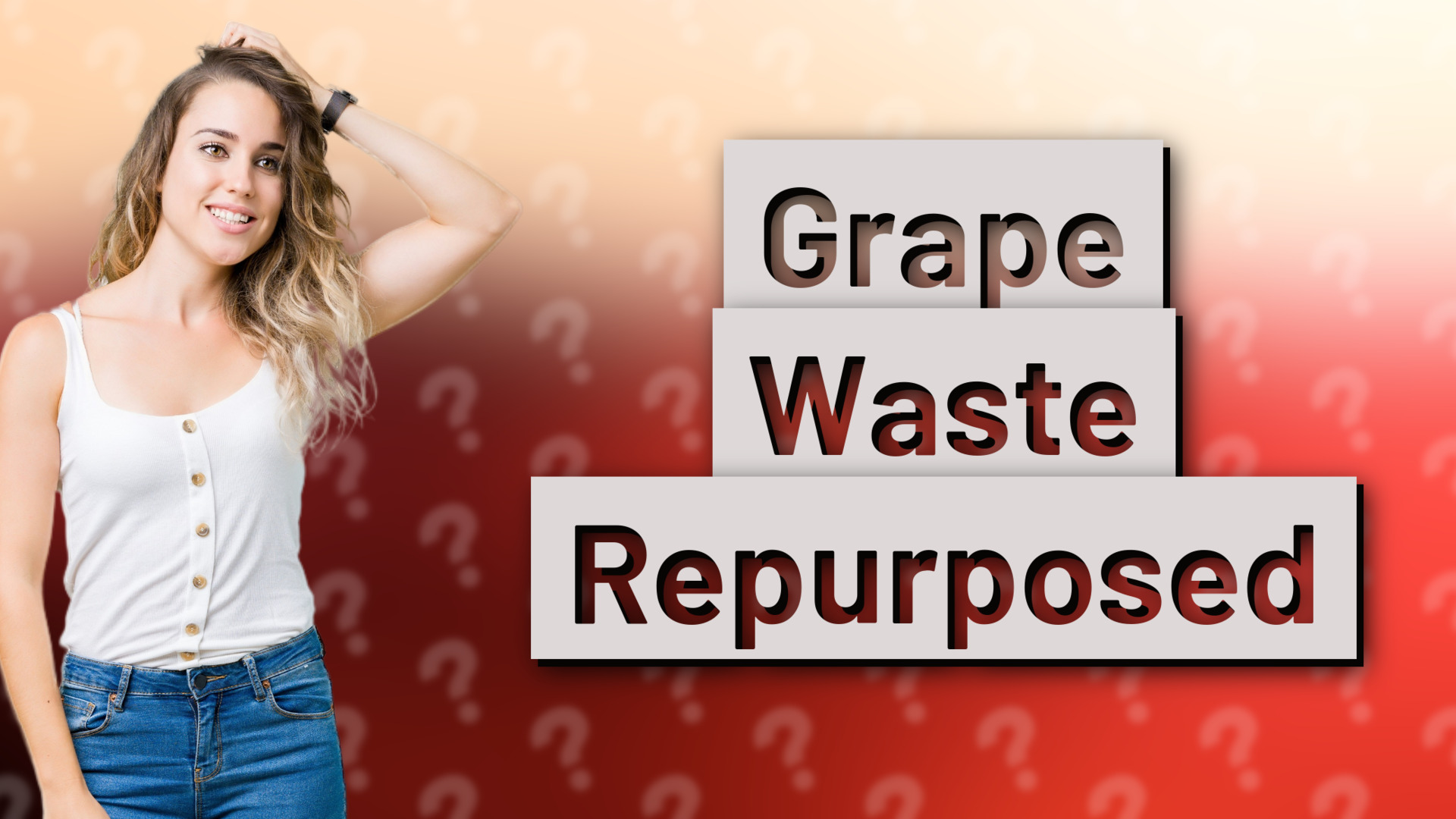 Grape Waste Repurposed