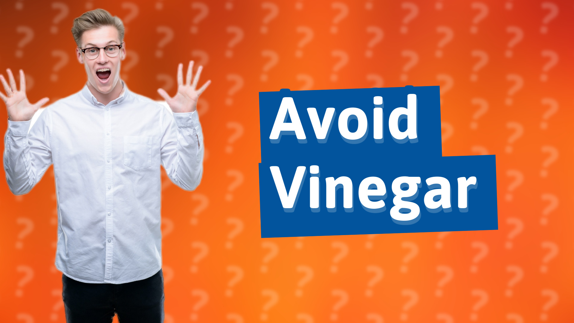 Avoid Vinegar