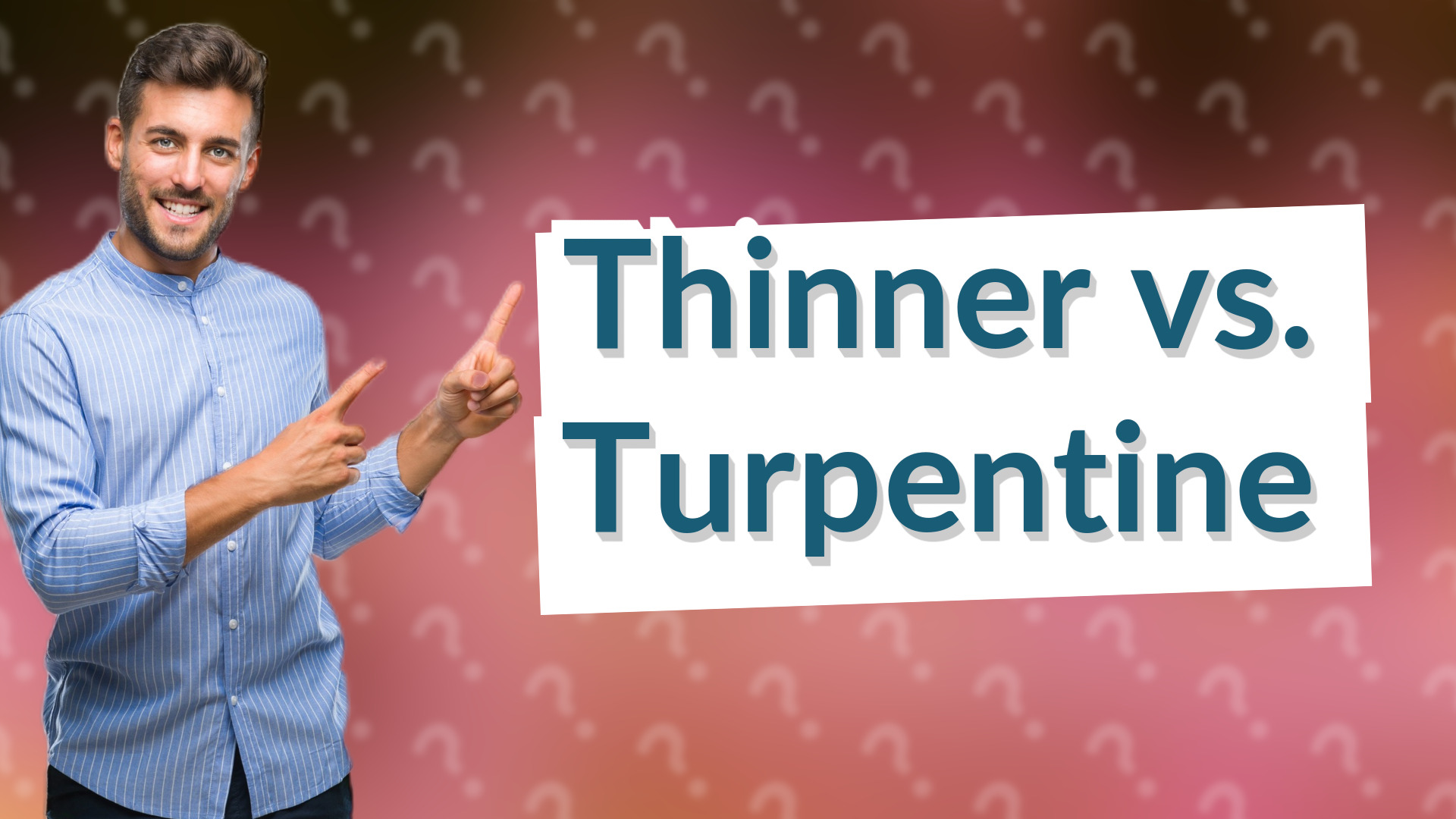 Thinner vs. Turpentine