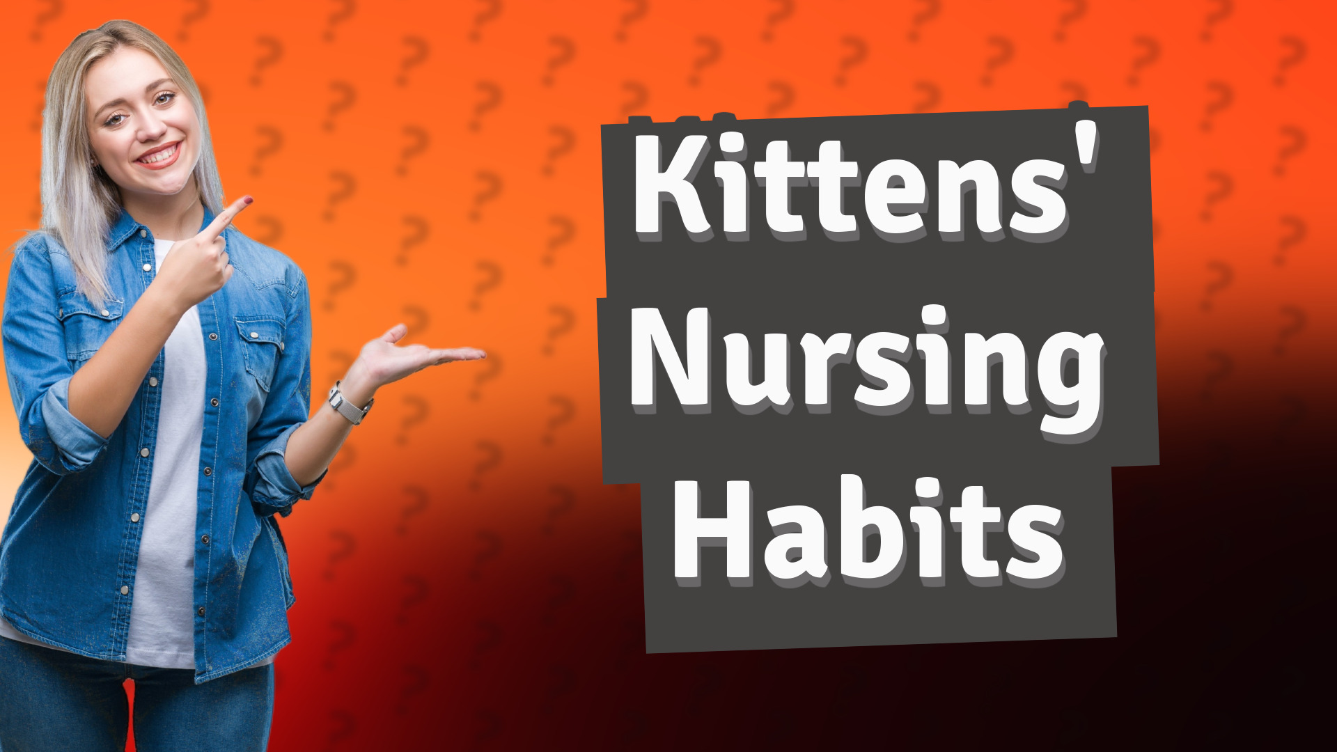 Kittens' Nursing Habits