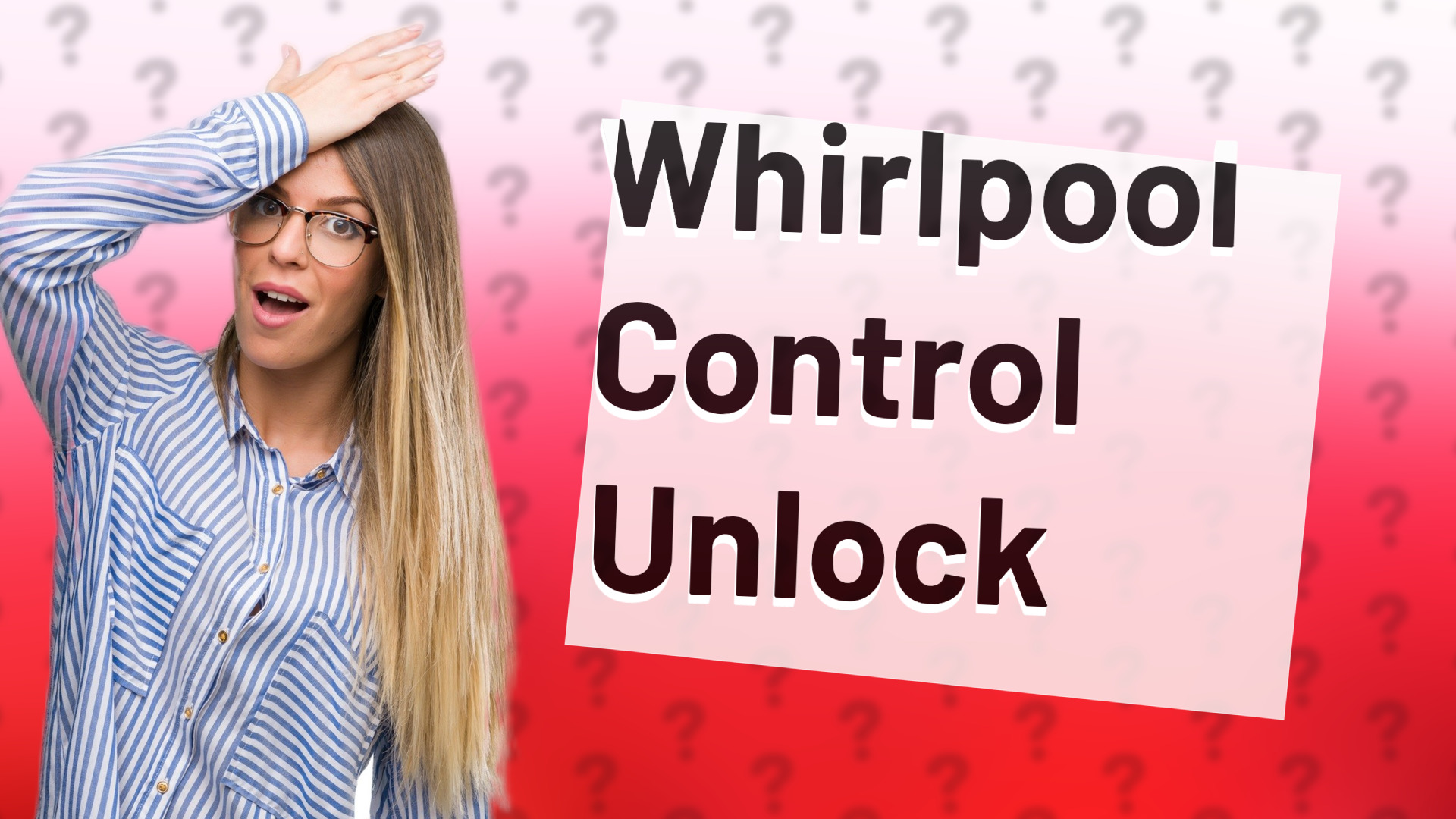 Whirlpool Control Unlock