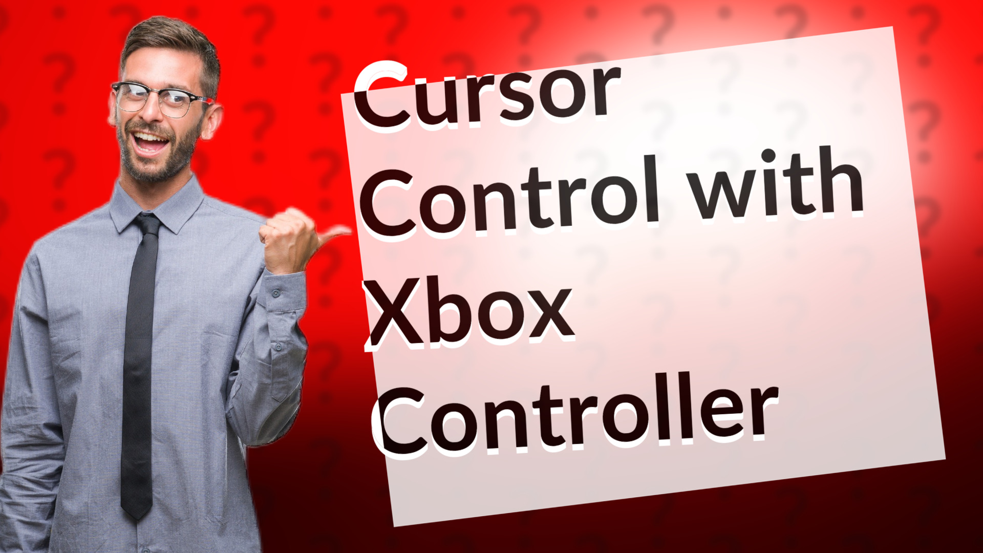 Cursor Control with Xbox Controller