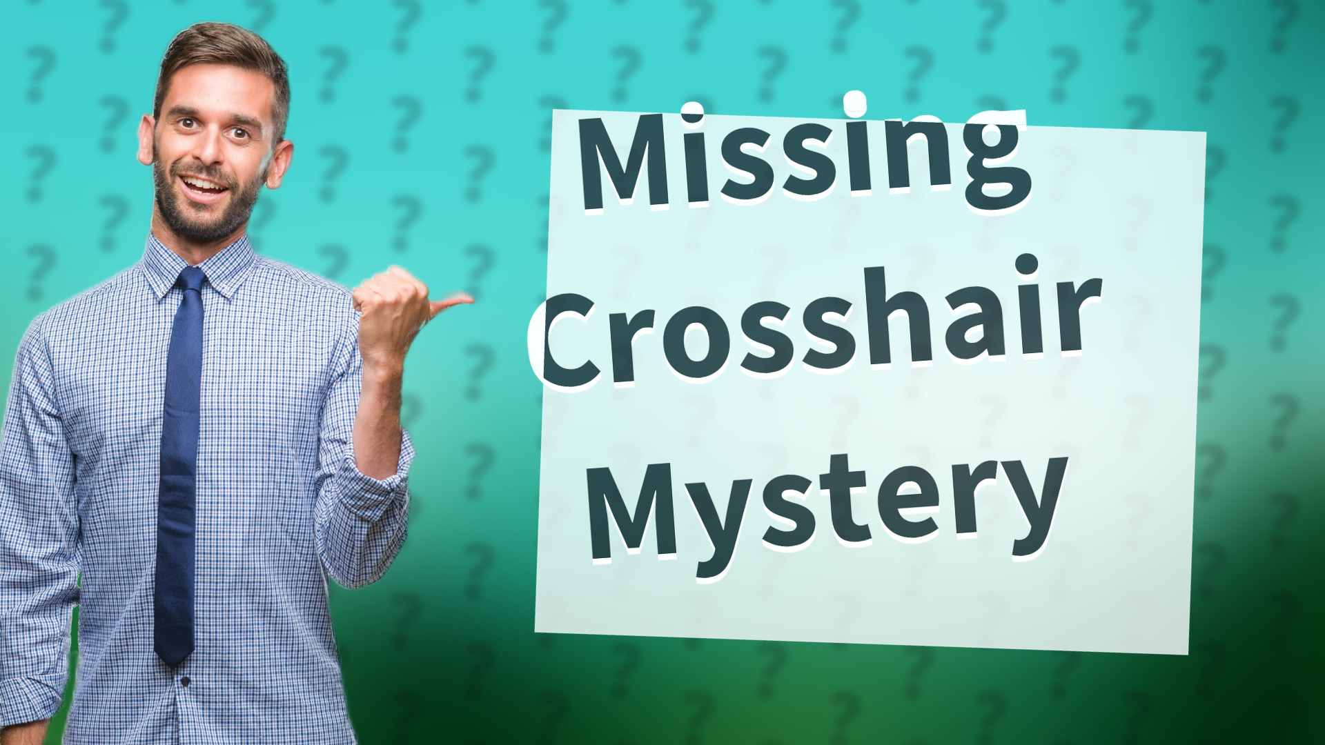 Missing Crosshair Mystery
