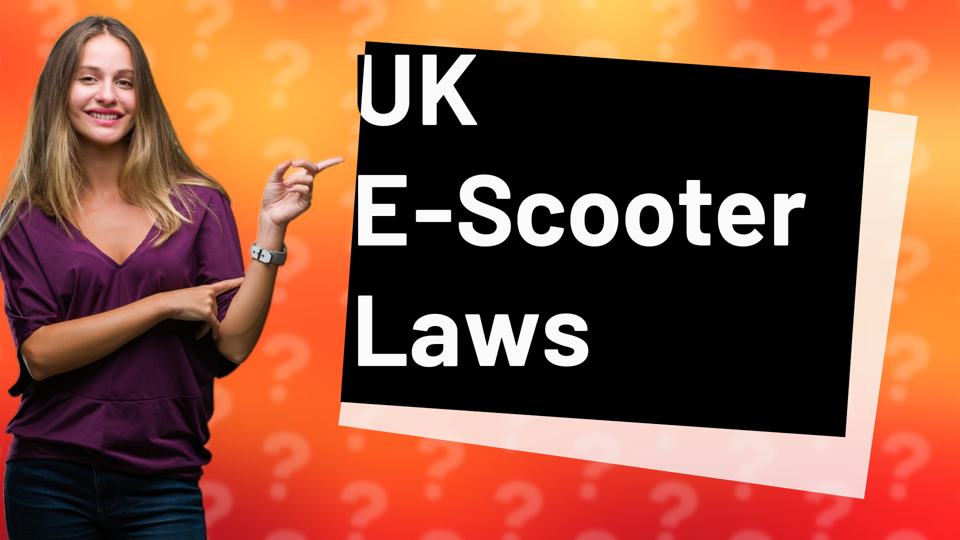 UK E-Scooter Laws