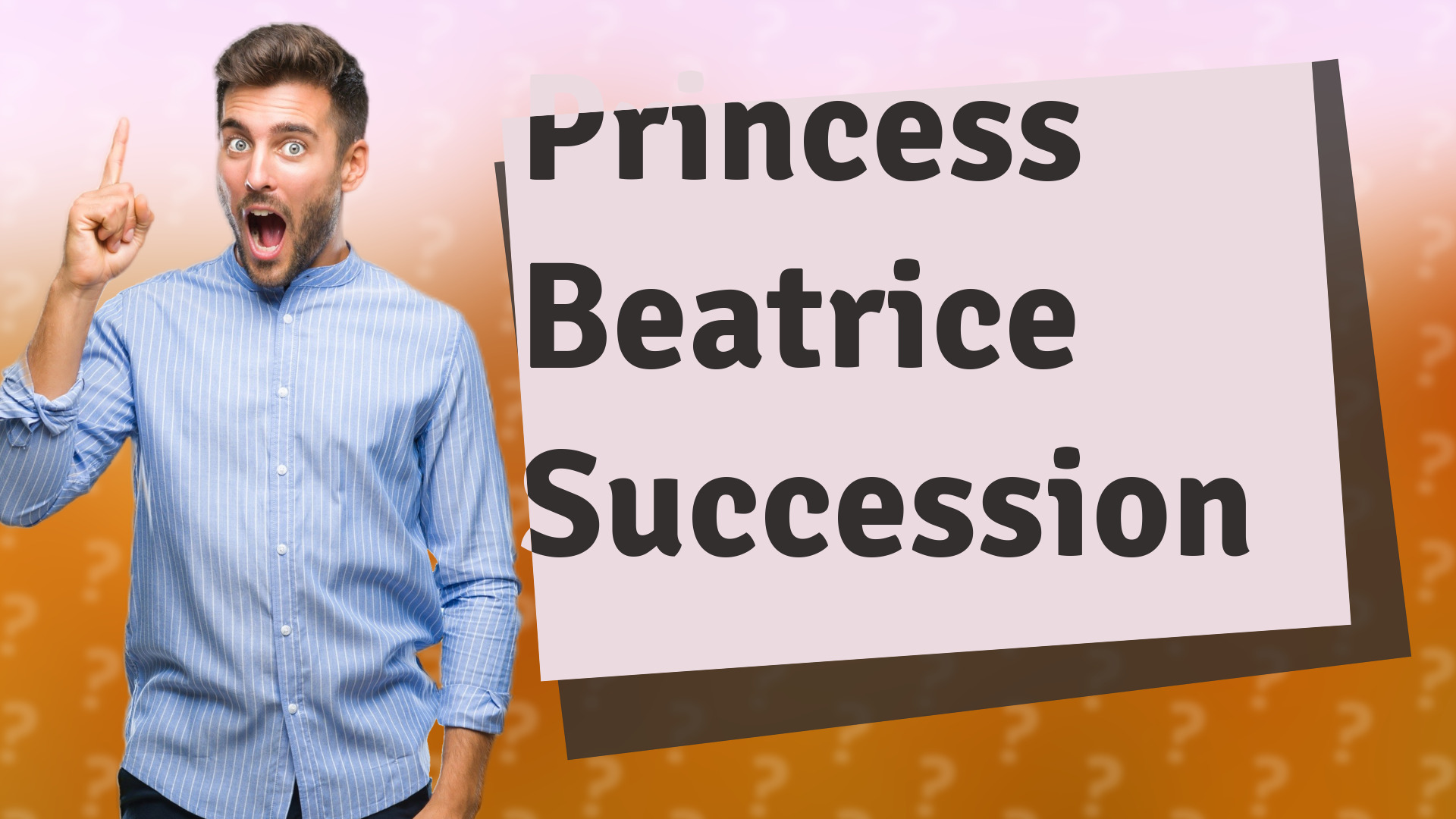 Princess Beatrice Succession