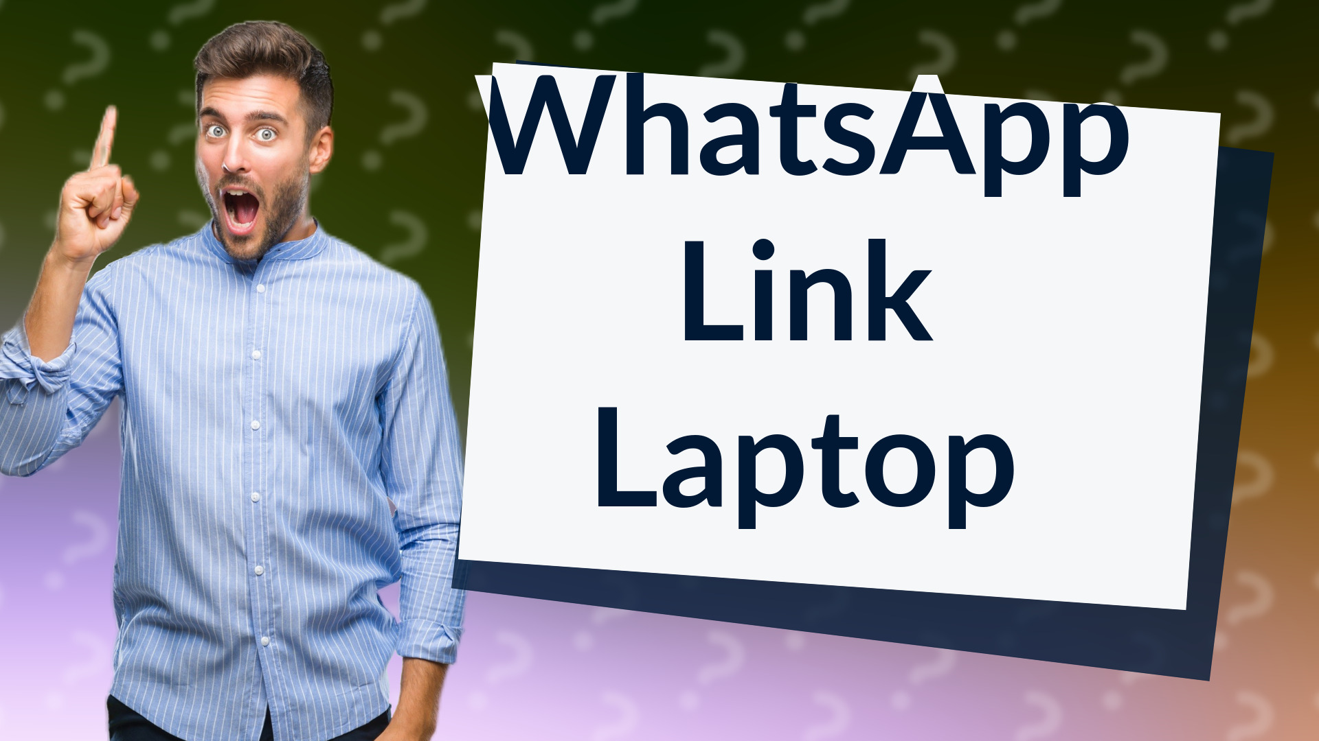 WhatsApp Link Laptop