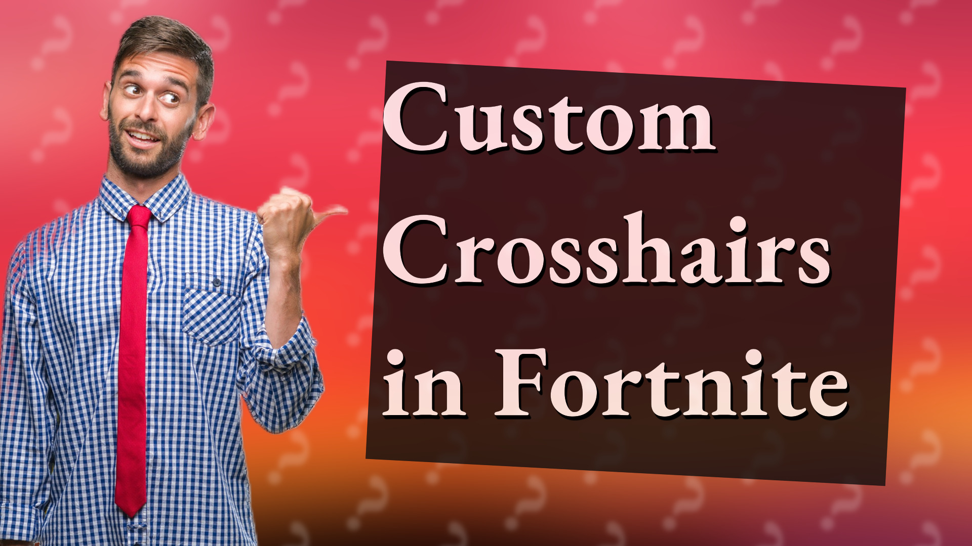 Custom Crosshairs in Fortnite