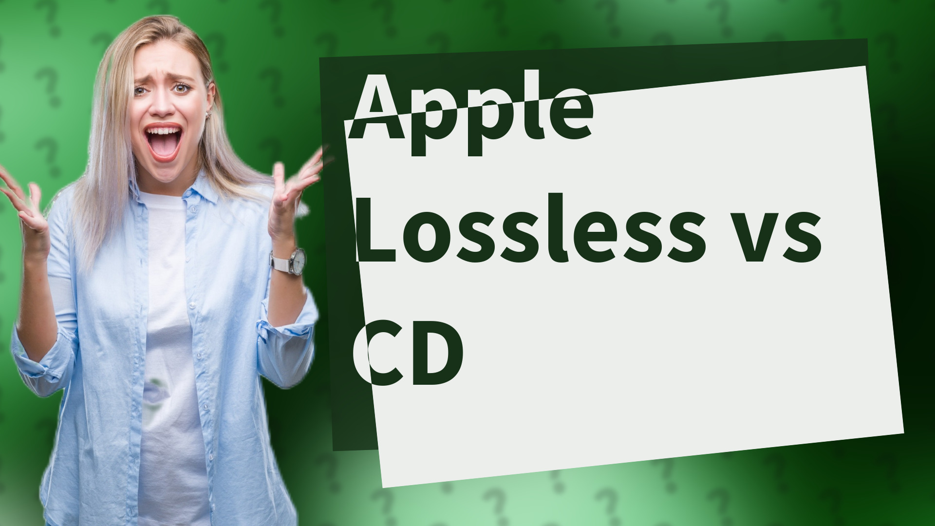 Apple Lossless vs CD