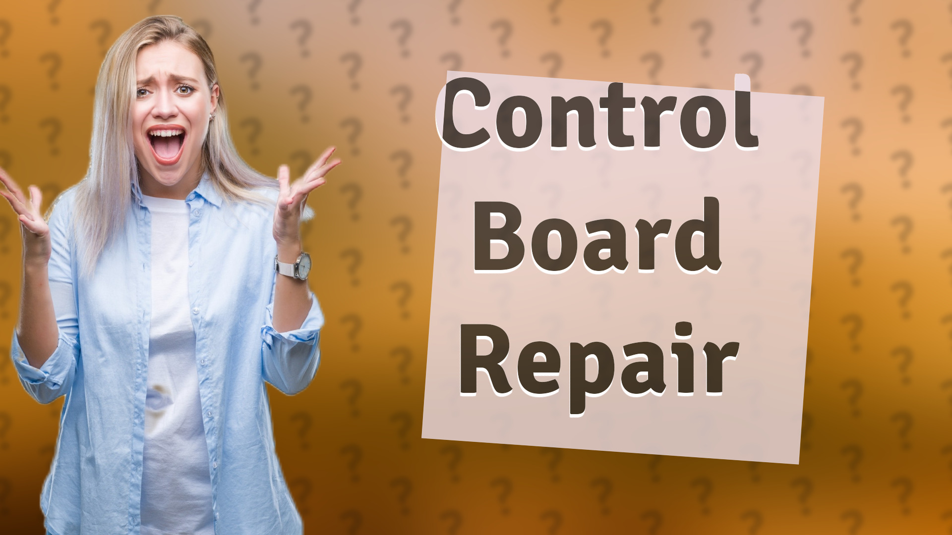 Control Board Repair