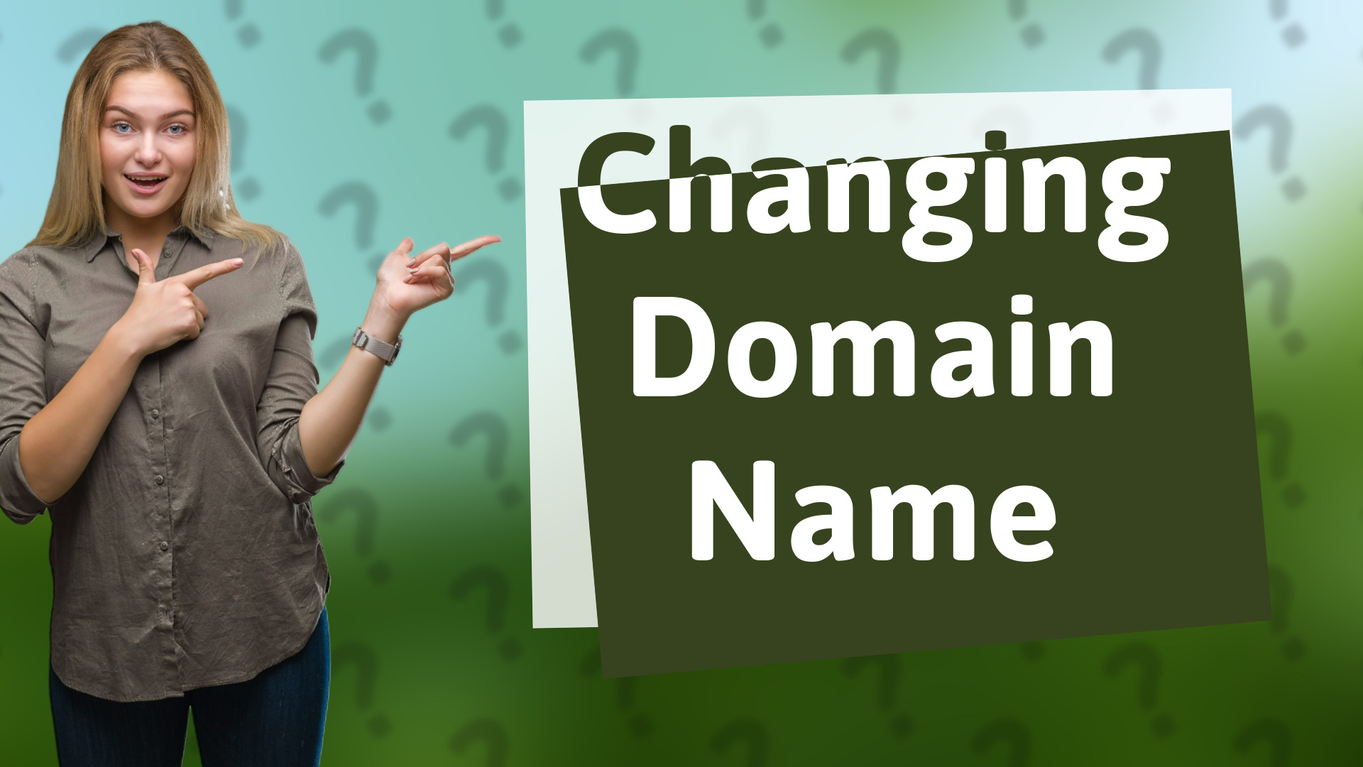 Changing Domain Name