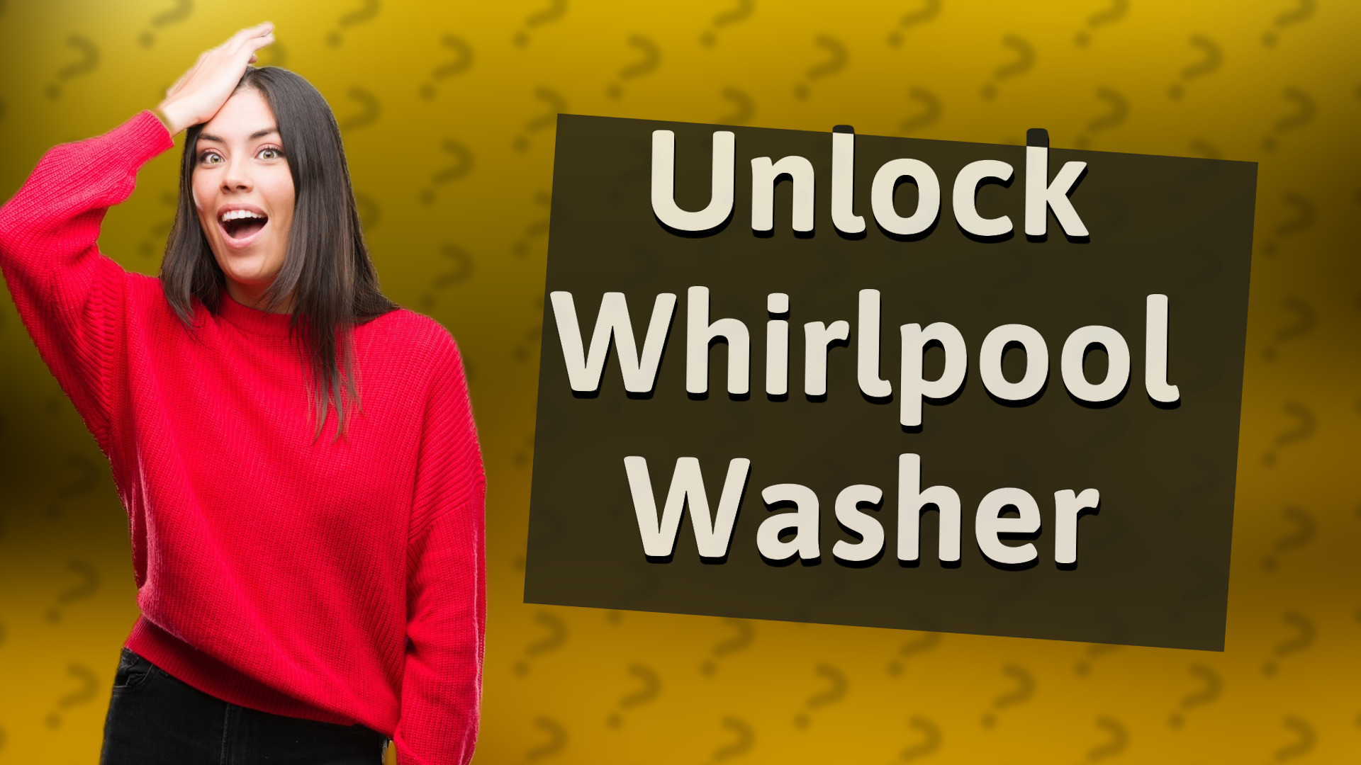 Unlock Whirlpool Washer