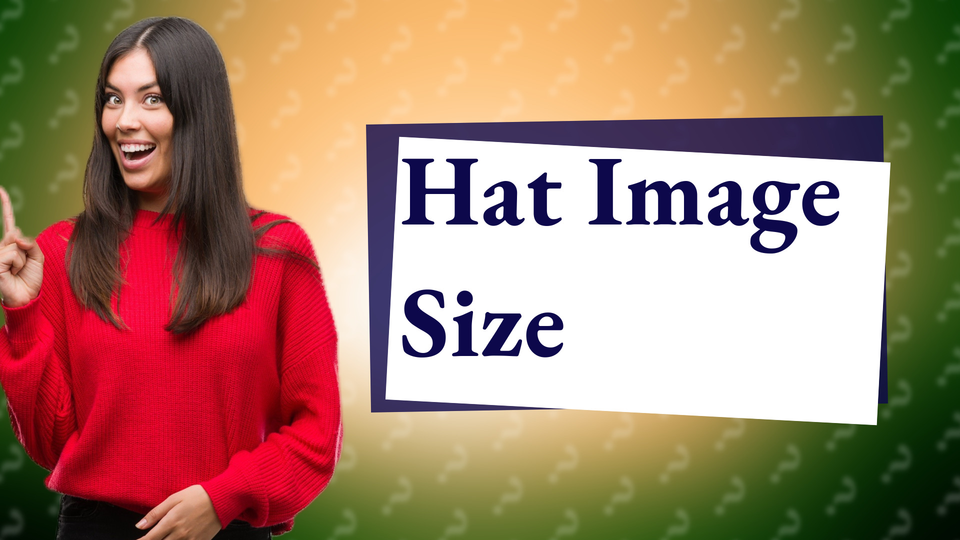 Hat Image Size