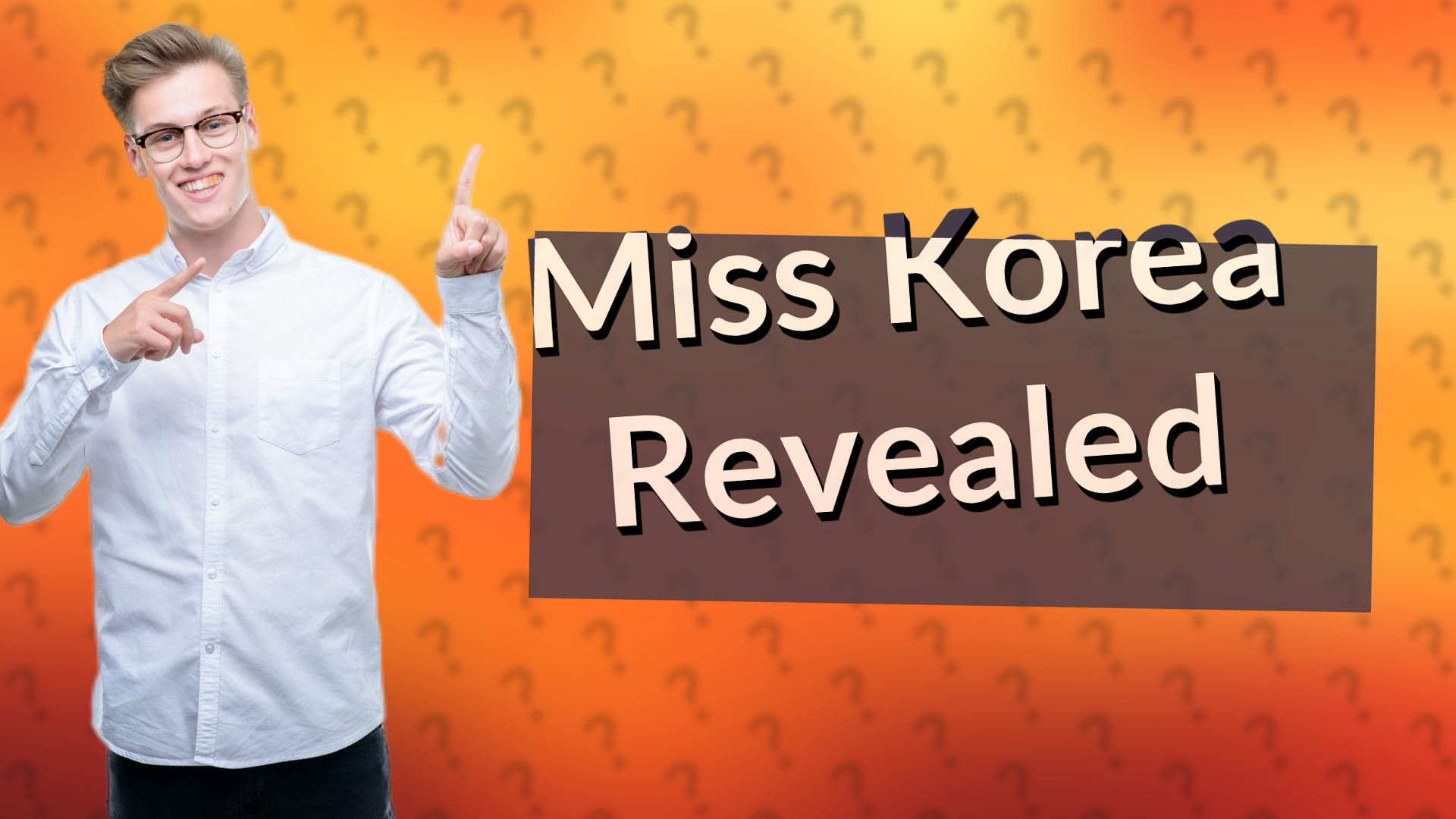 Miss Korea Revealed