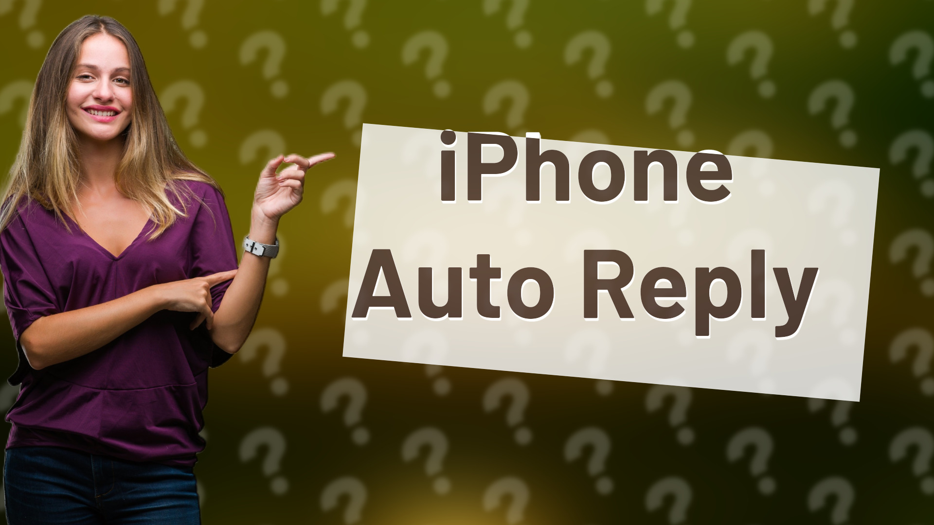 iPhone Auto Reply