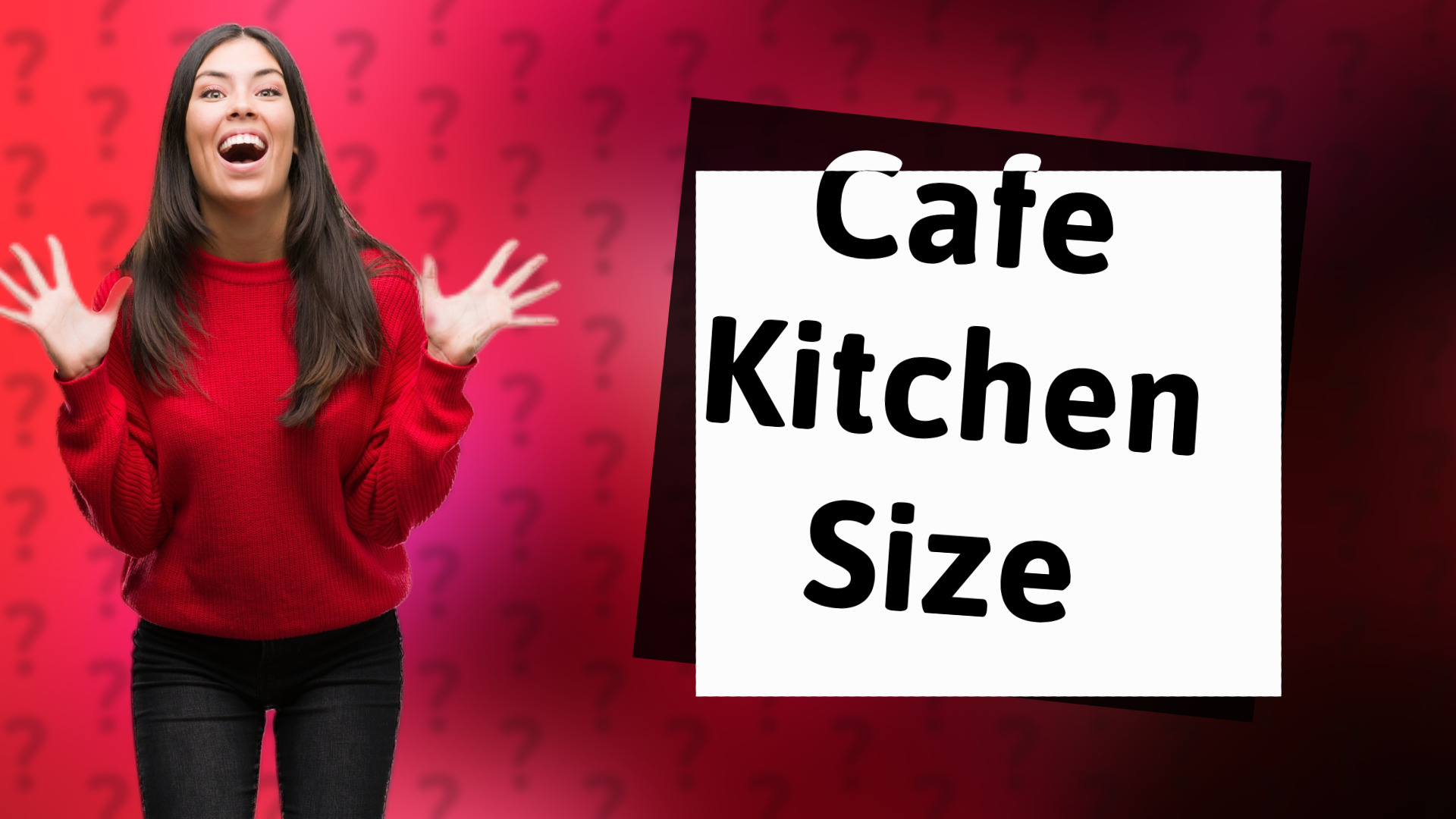 Cafe Kitchen Size