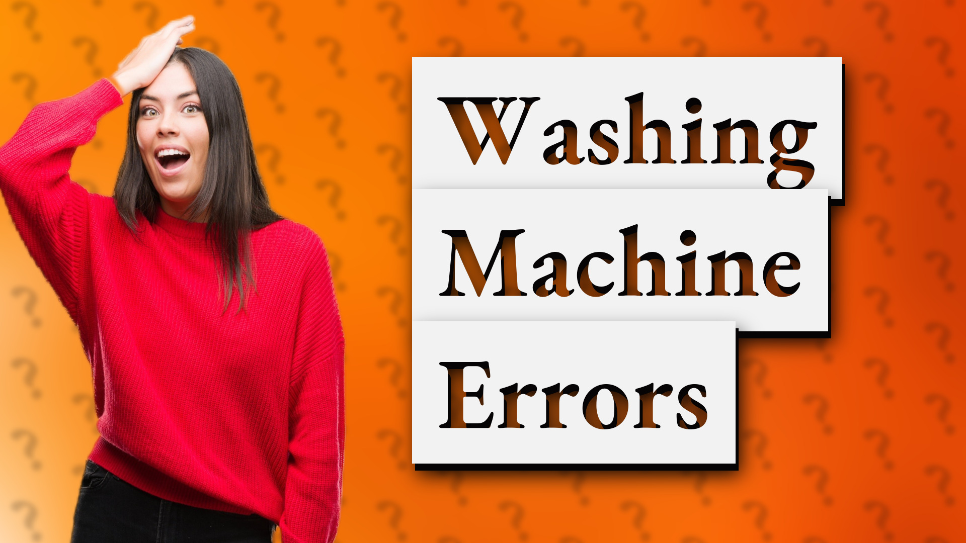 Washing Machine Errors