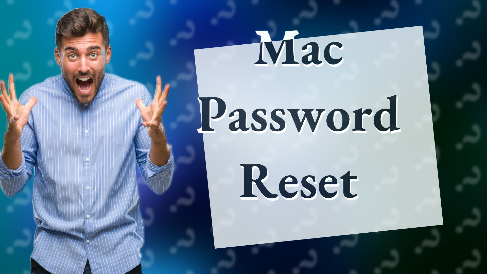 Mac Password Reset