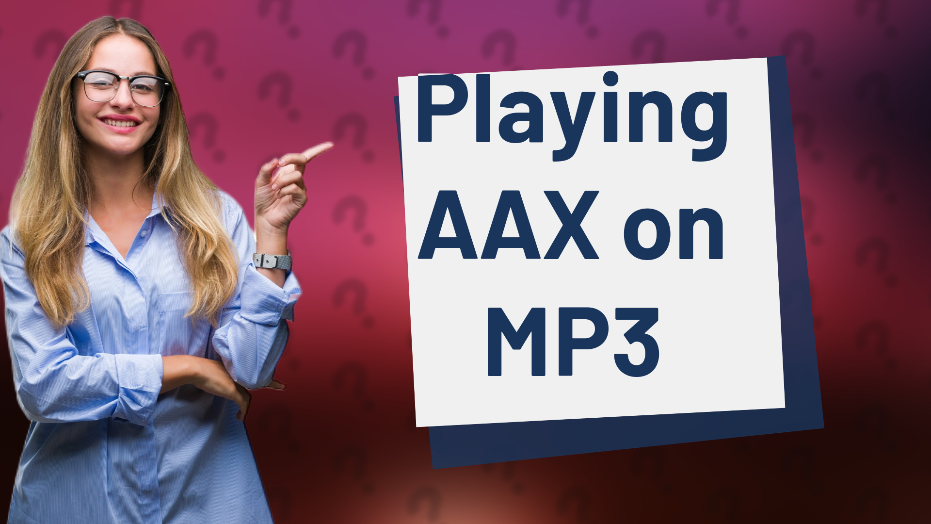 Playing AAX on MP3