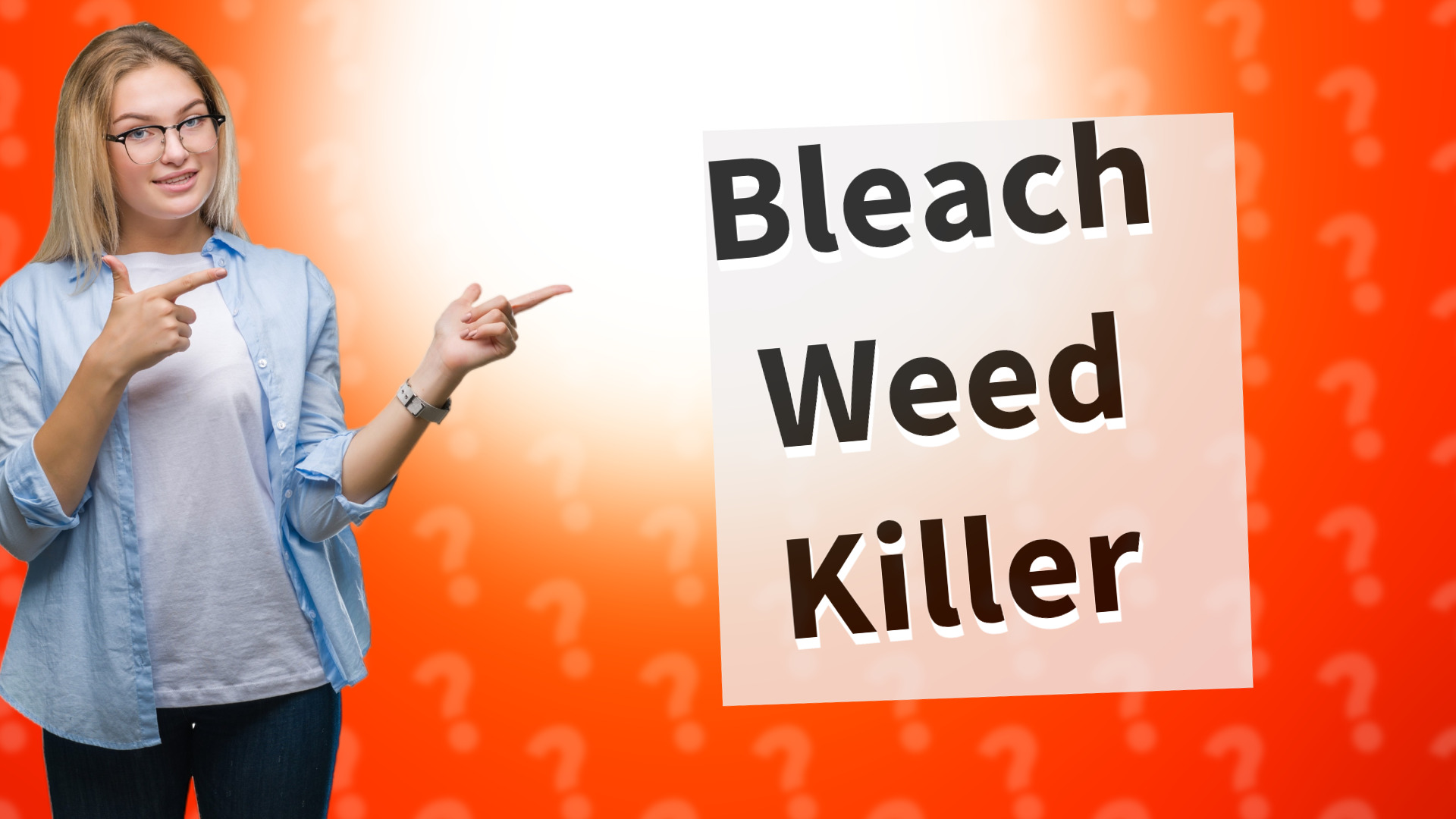 Bleach Weed Killer