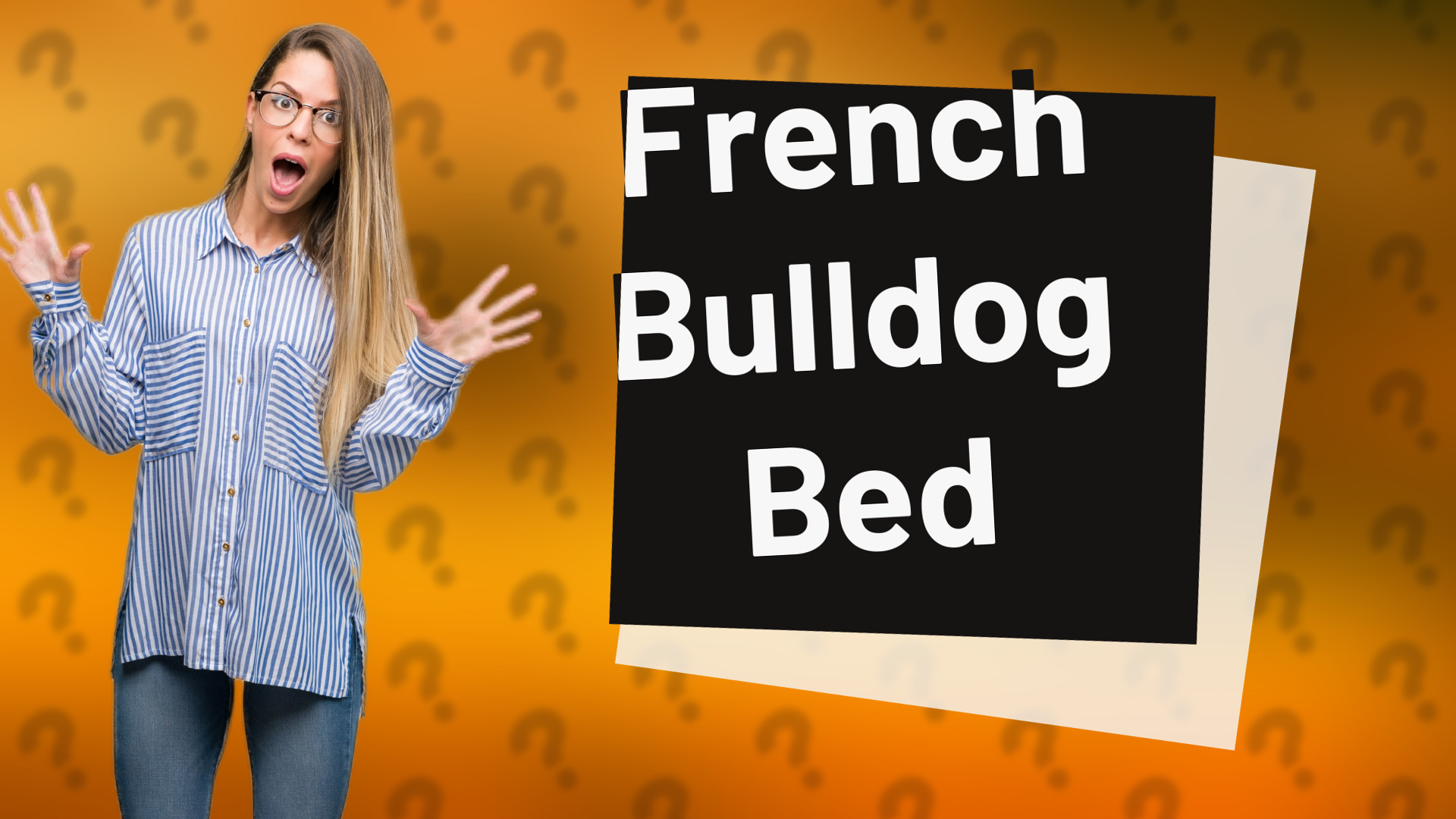 French Bulldog Bed