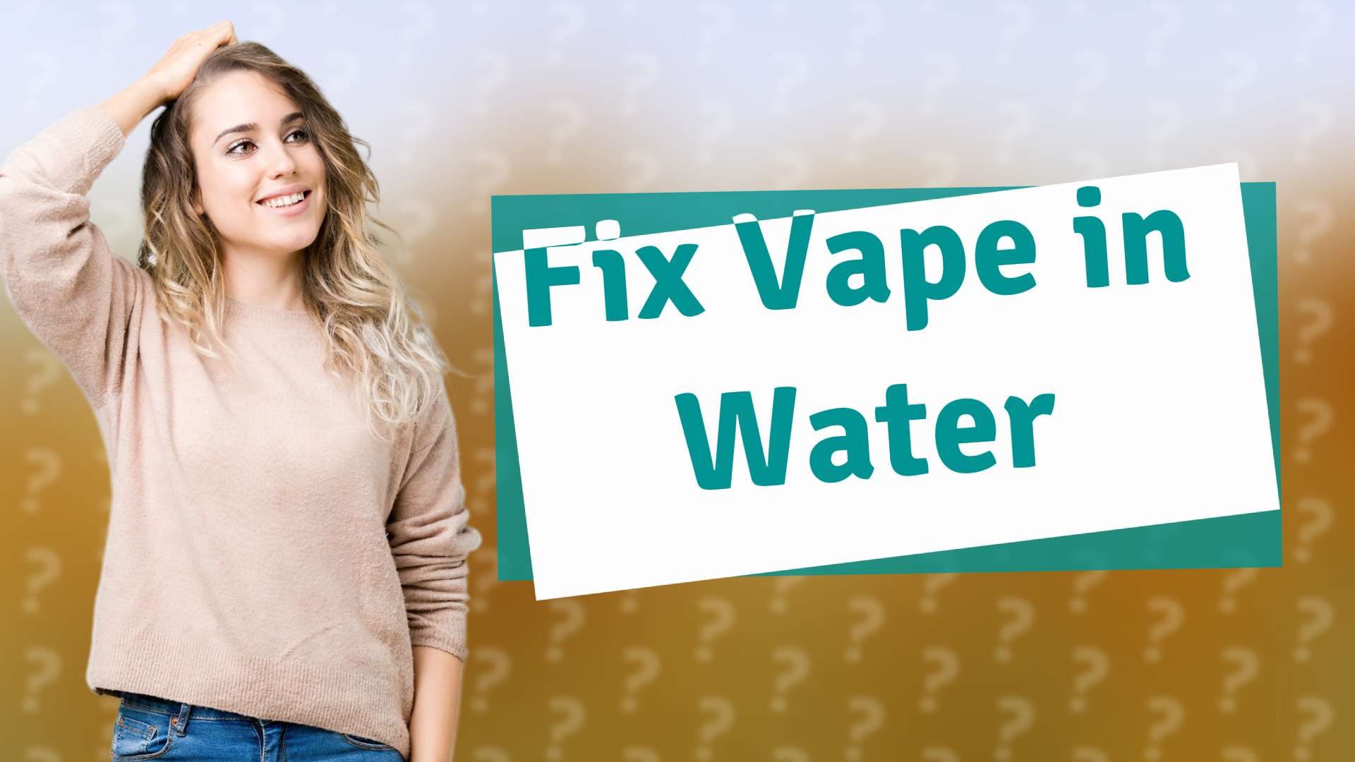 Fix Vape in Water