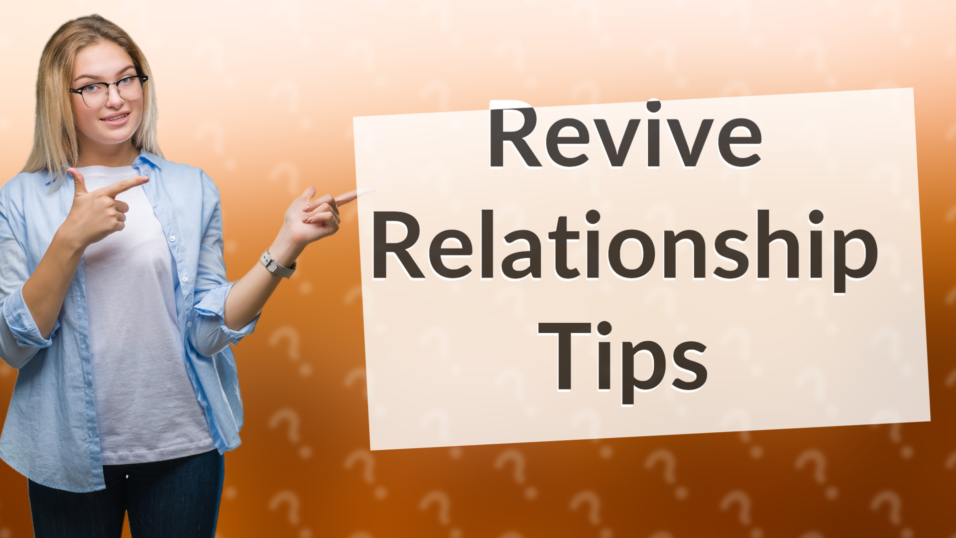 Revive Relationship Tips