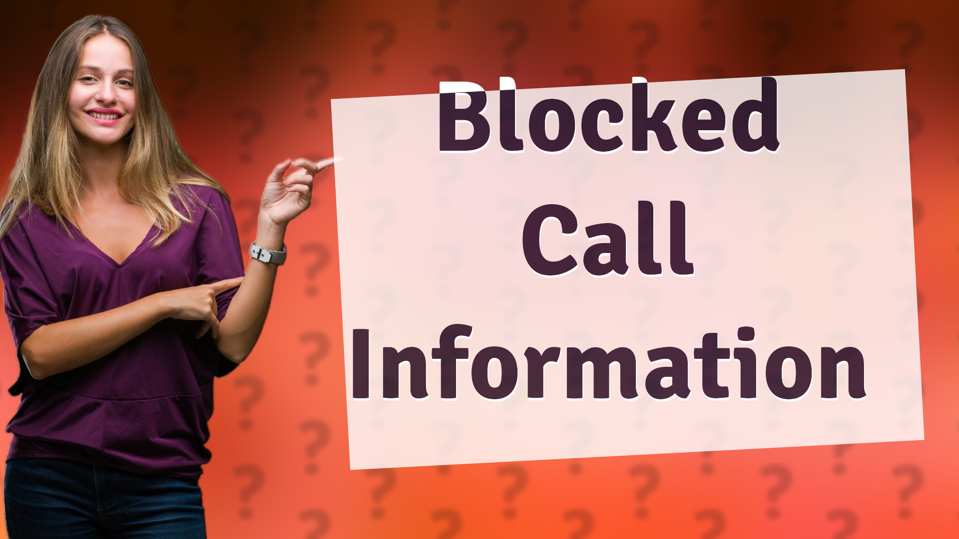 Blocked Call Information