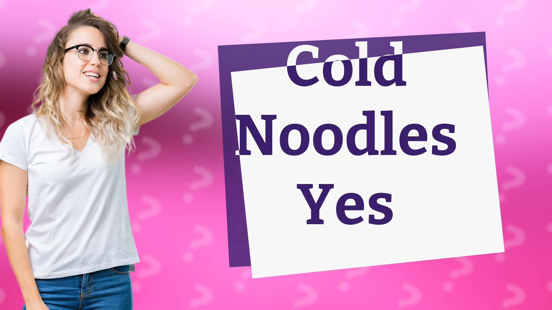 Cold Noodles Yes