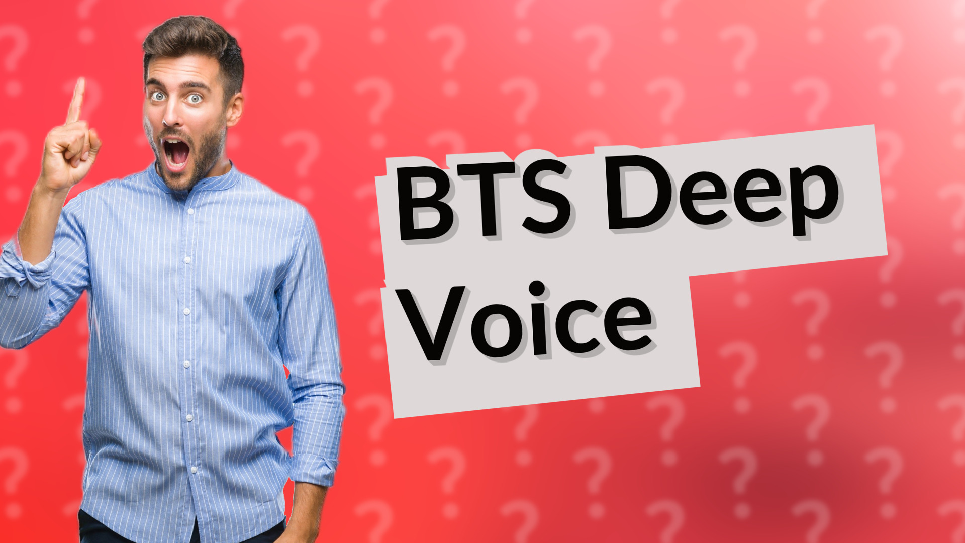 BTS Deep Voice