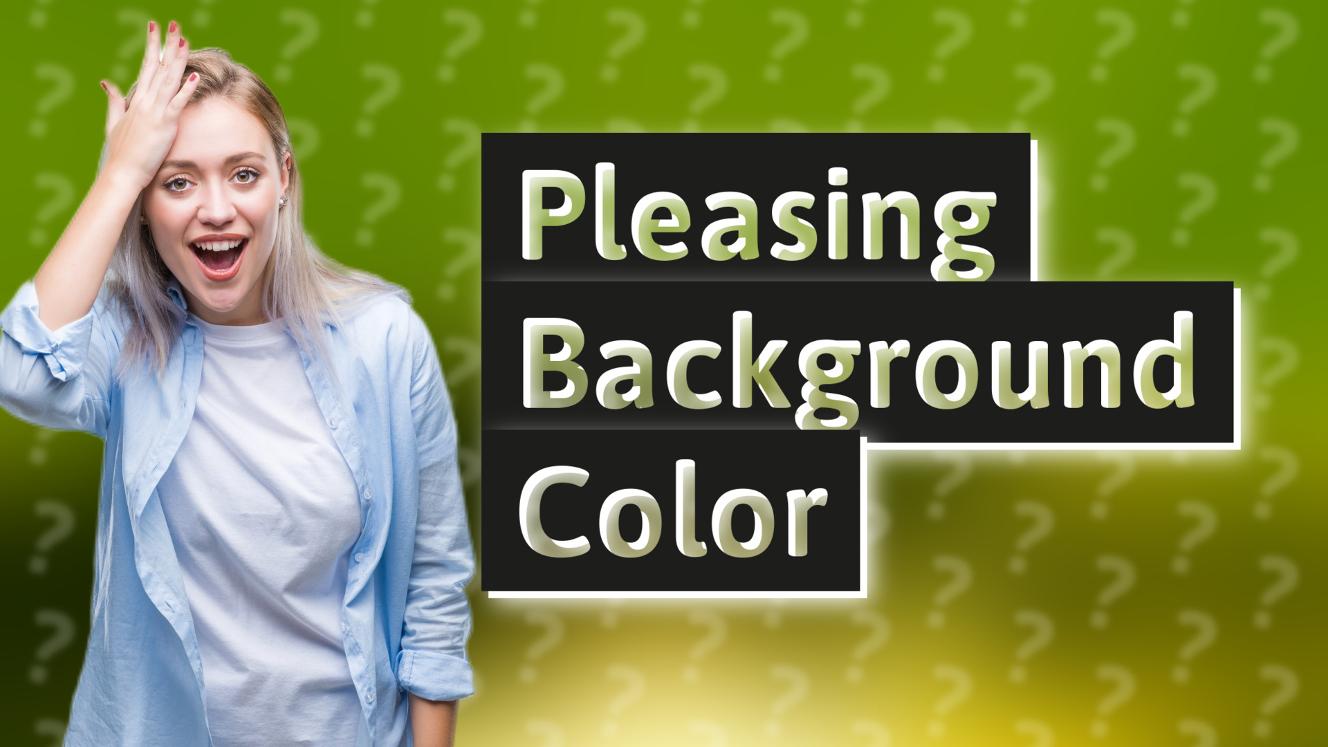 Pleasing Background Color