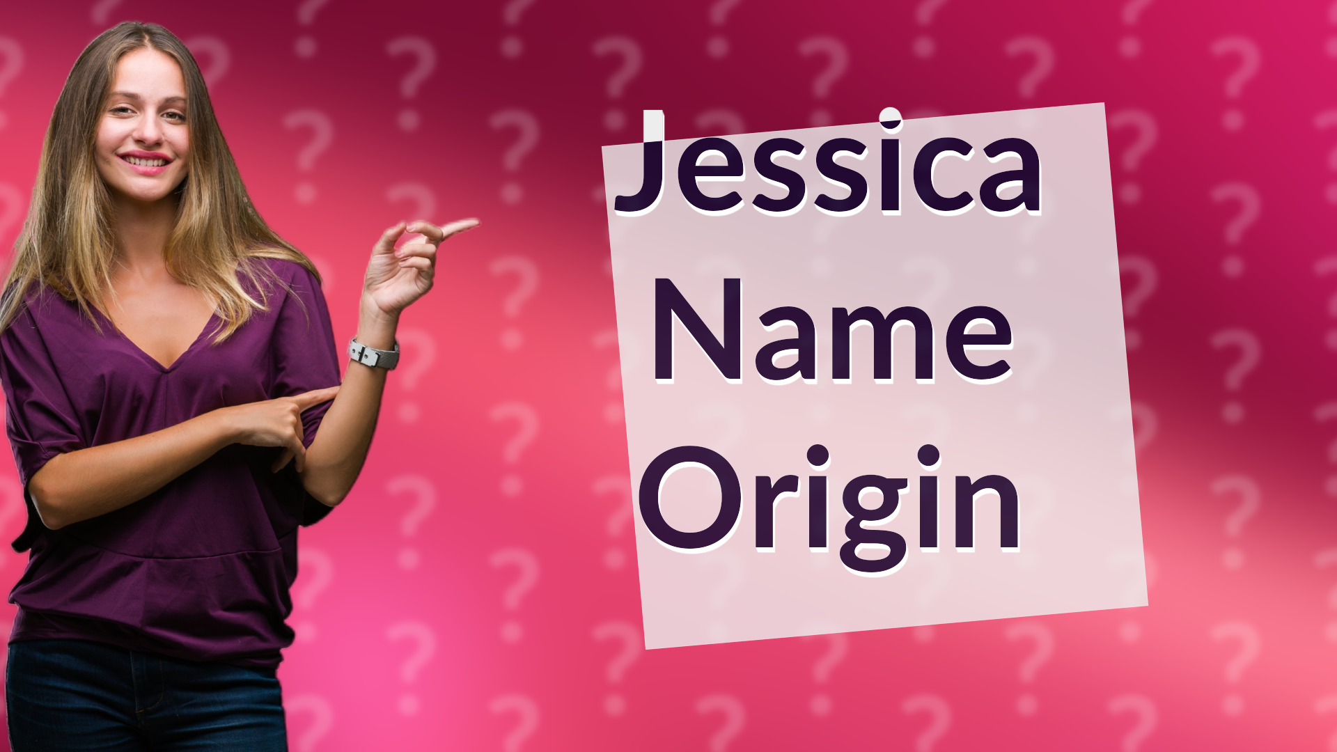 Jessica Name Origin