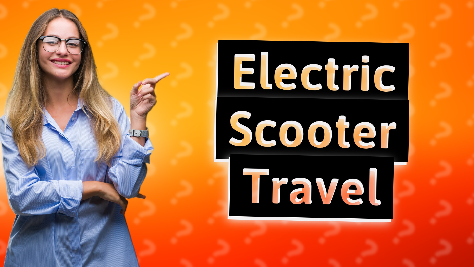 Electric Scooter Travel