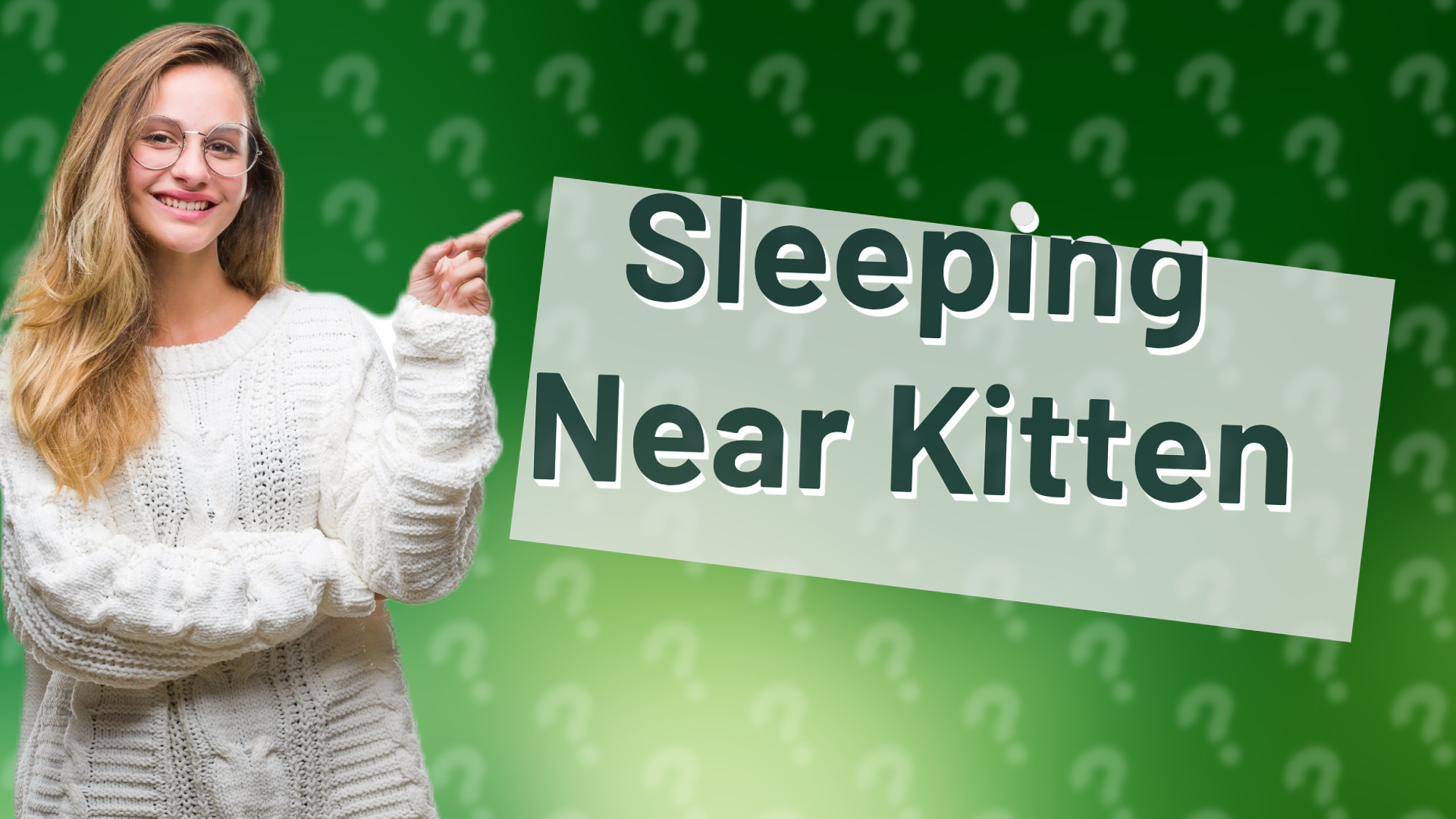 Sleeping Near Kitten