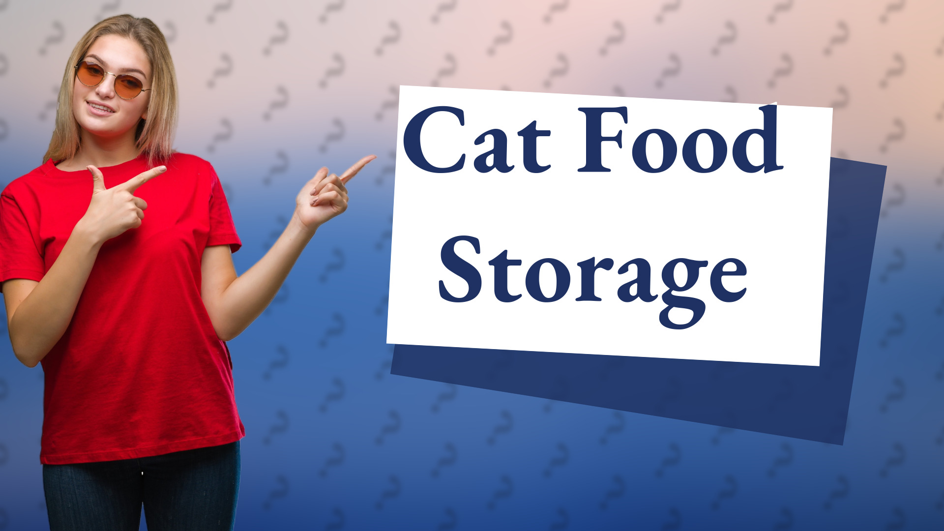 Cat Food Storage