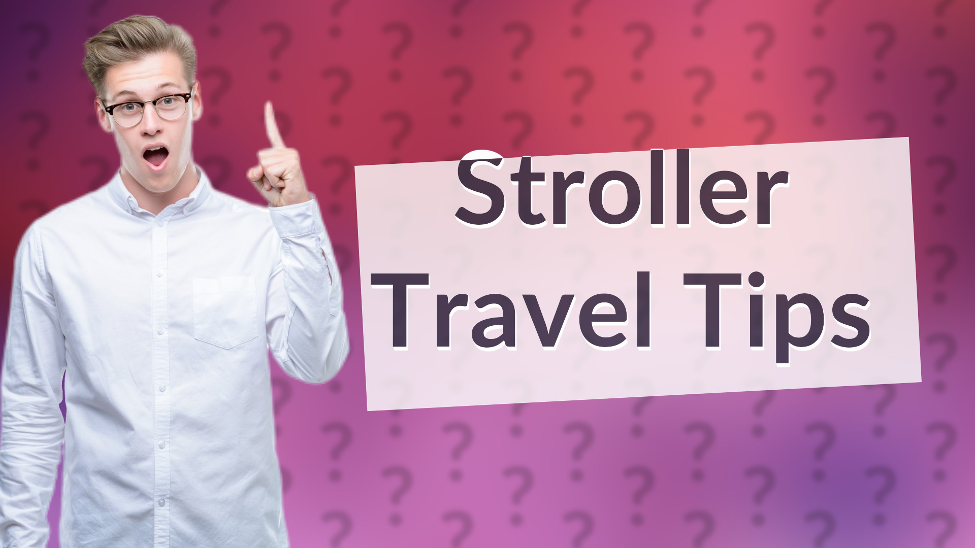 Stroller Travel Tips