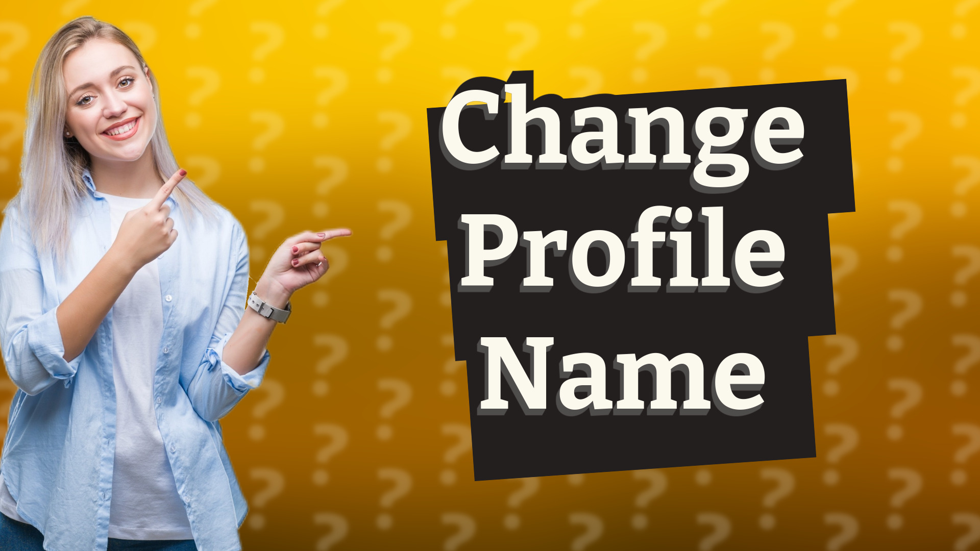 Change Profile Name