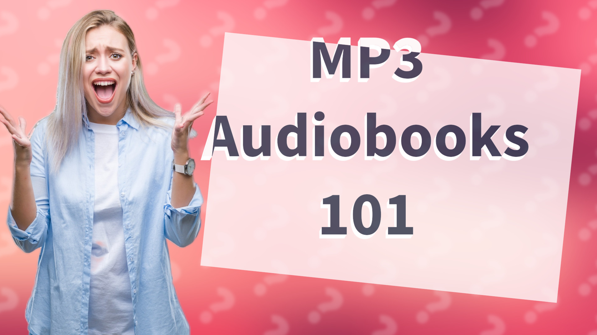 MP3 Audiobooks 101