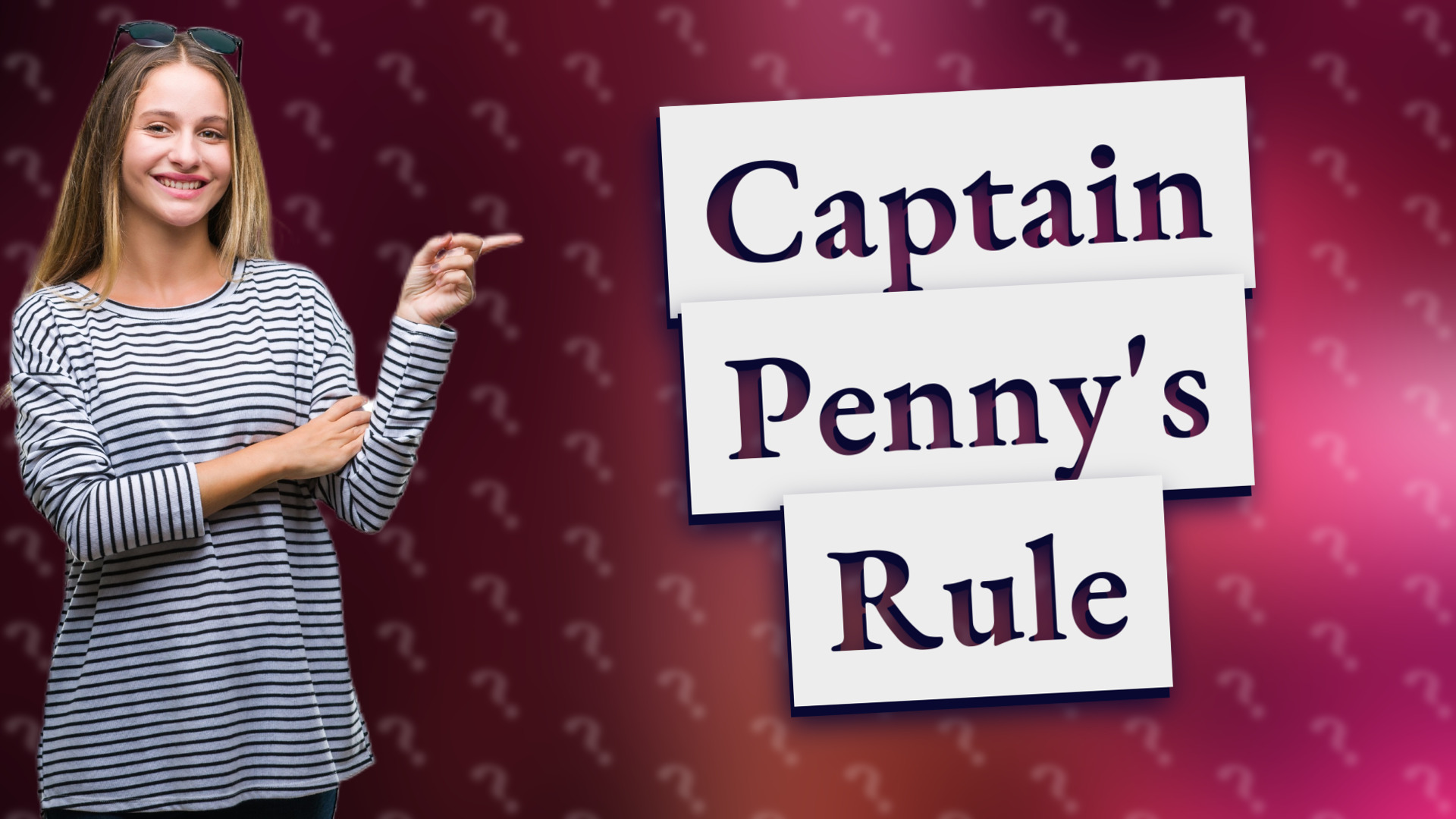 Captain Penny's Rule