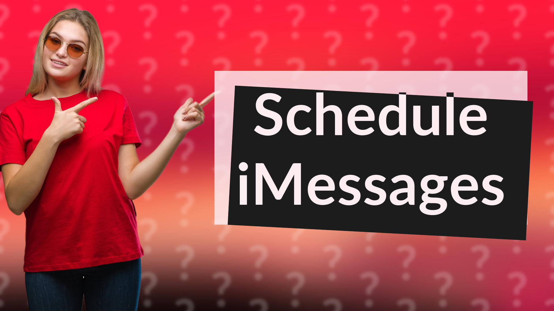 Schedule iMessages