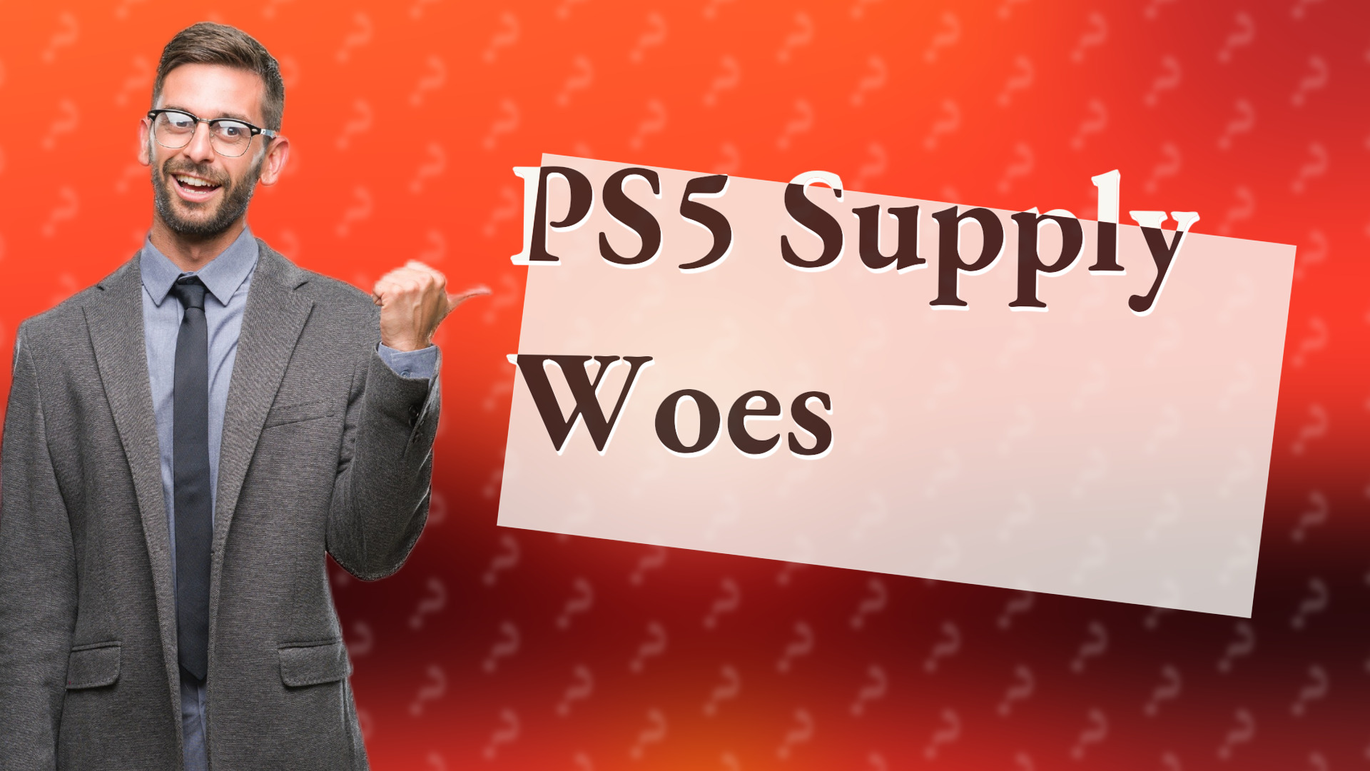 PS5 Supply Woes