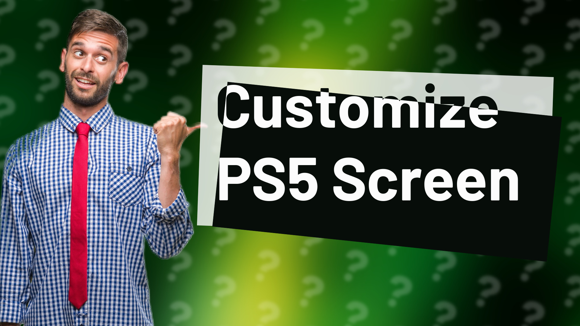Customize PS5 Screen