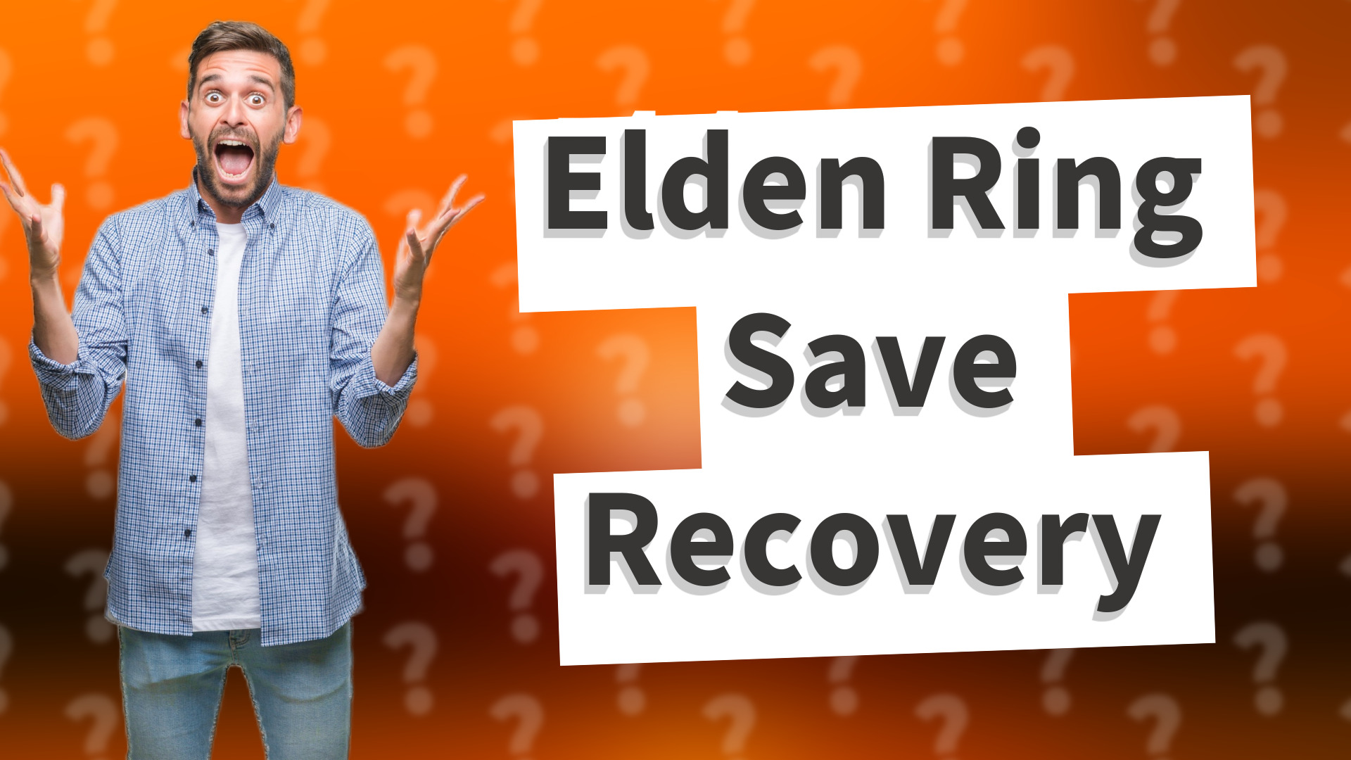 Elden Ring Save Recovery
