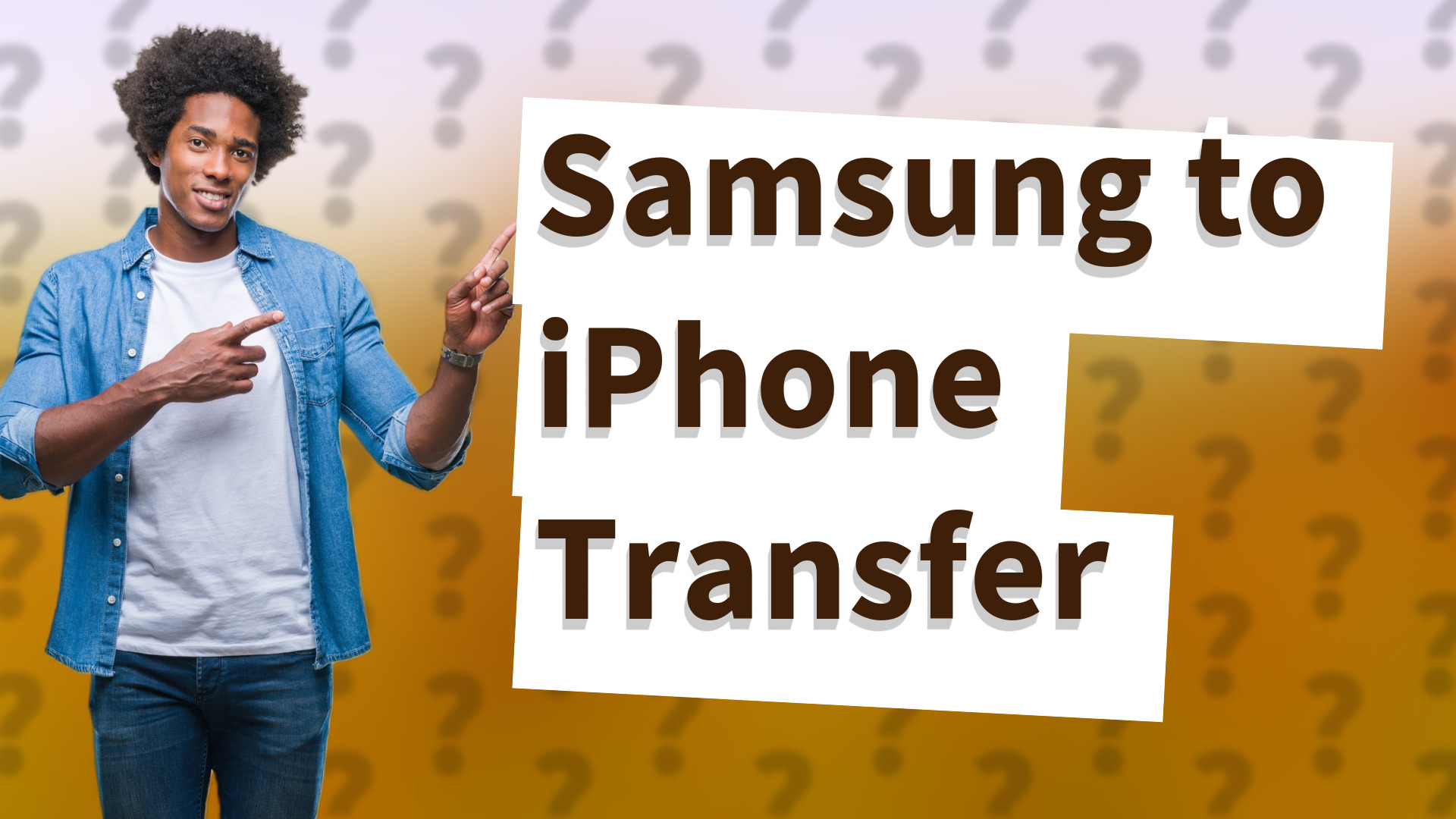Samsung to iPhone Transfer