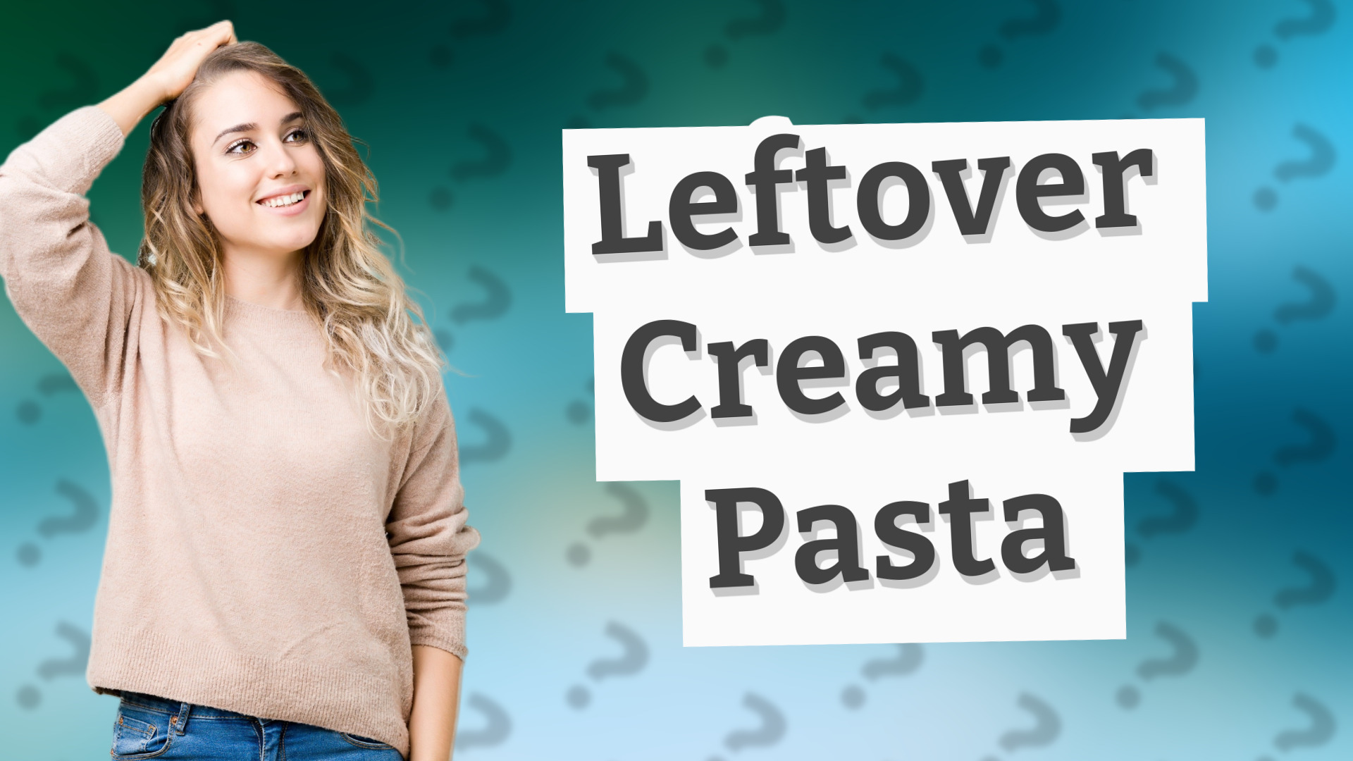 Leftover Creamy Pasta